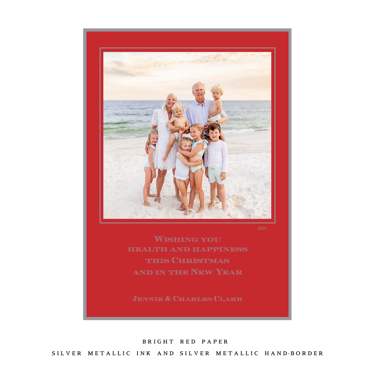 Laurel Medium Luxe Holiday Card (Archive)