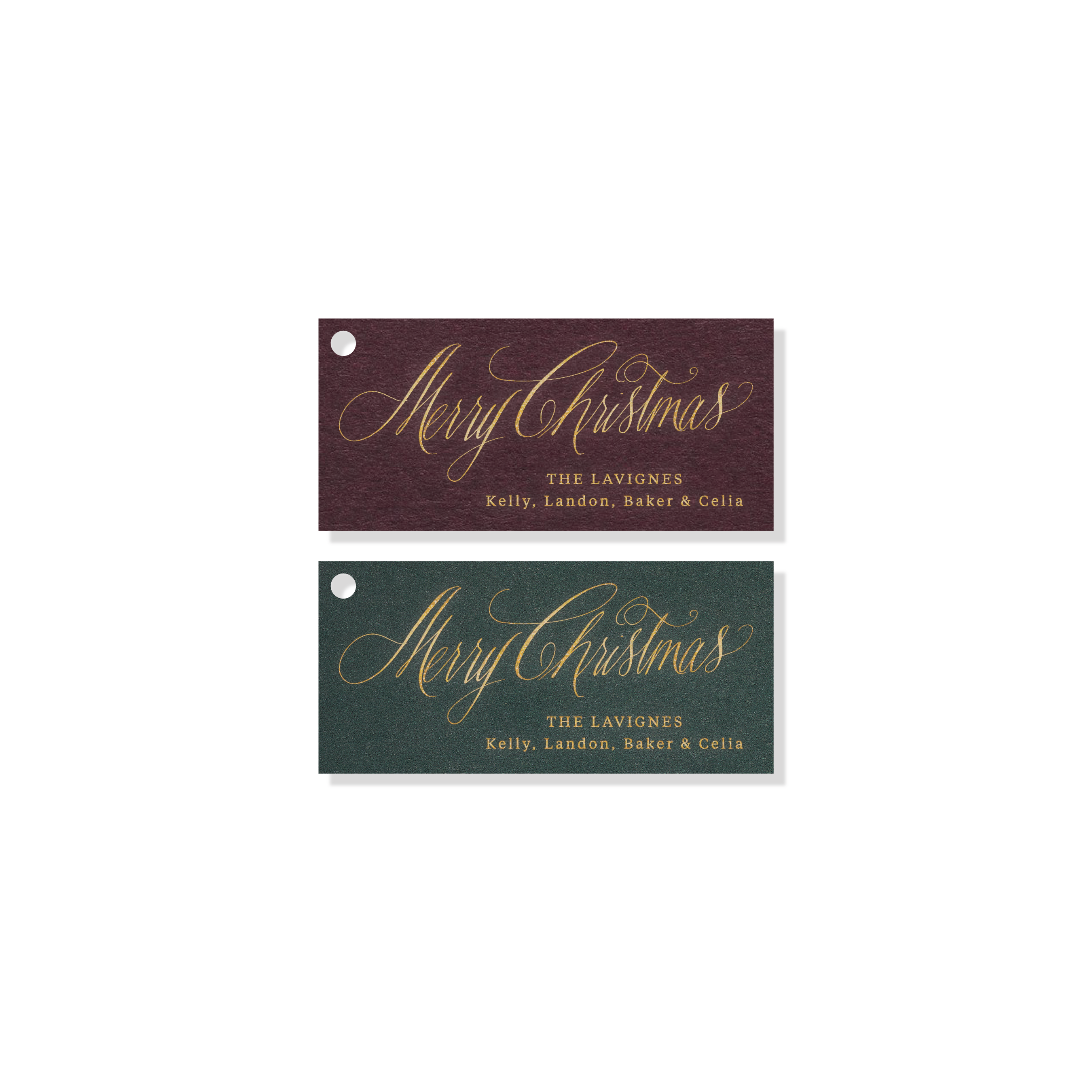 Lavigne Engraved Holiday Tag