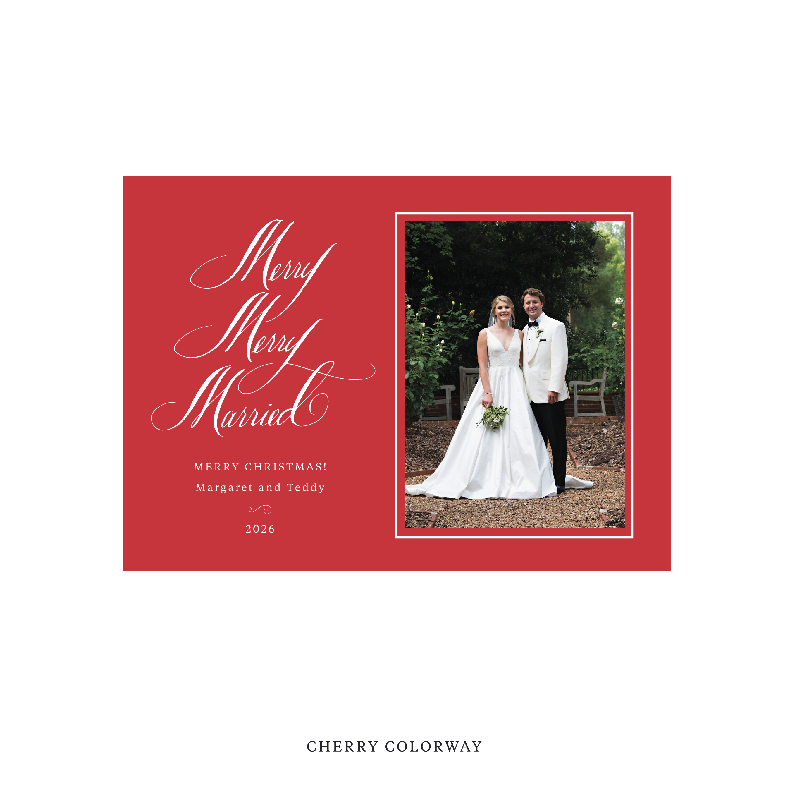 Lennox Classic Flat Printed Holiday Card, Medium