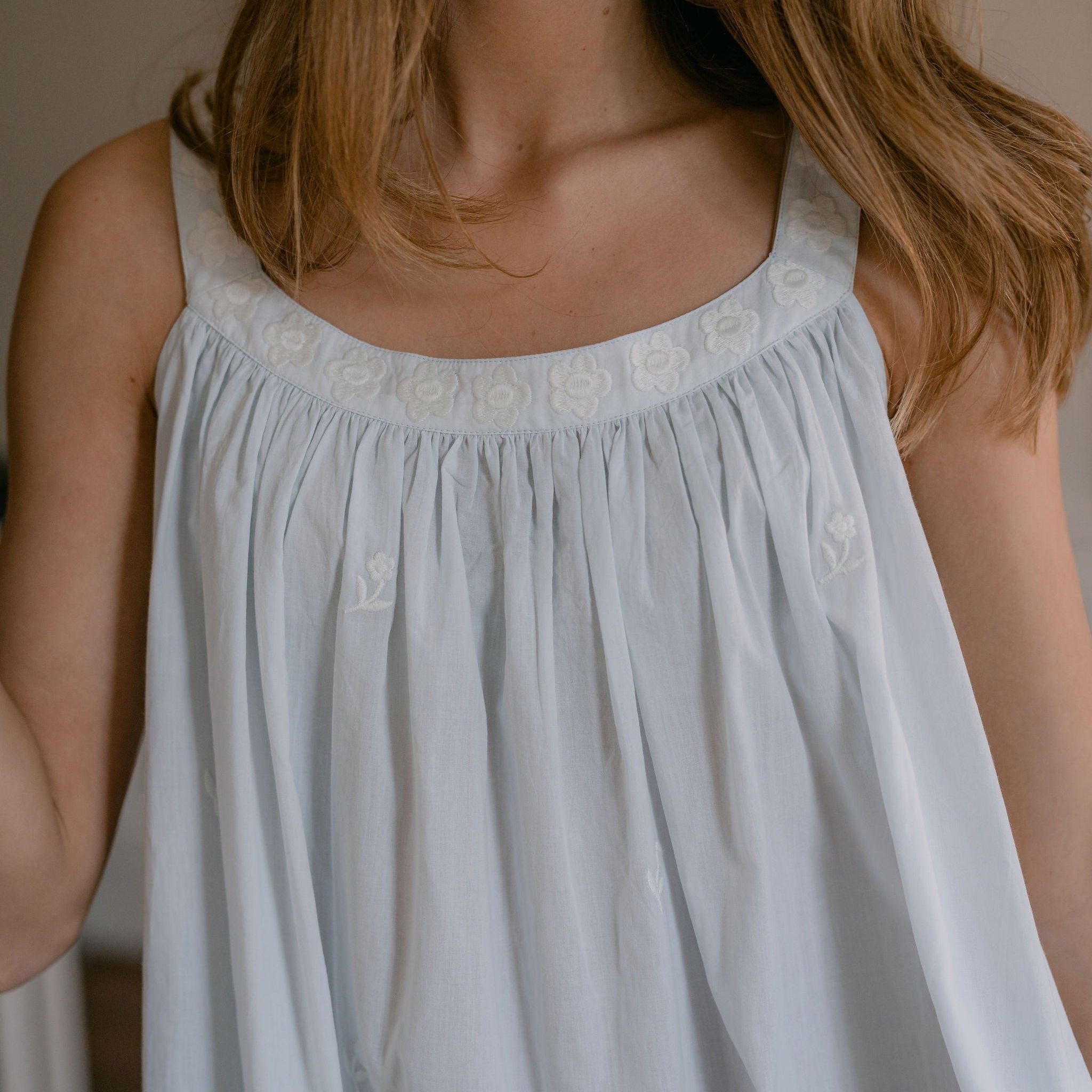 Blue Julia Tank Nightgown