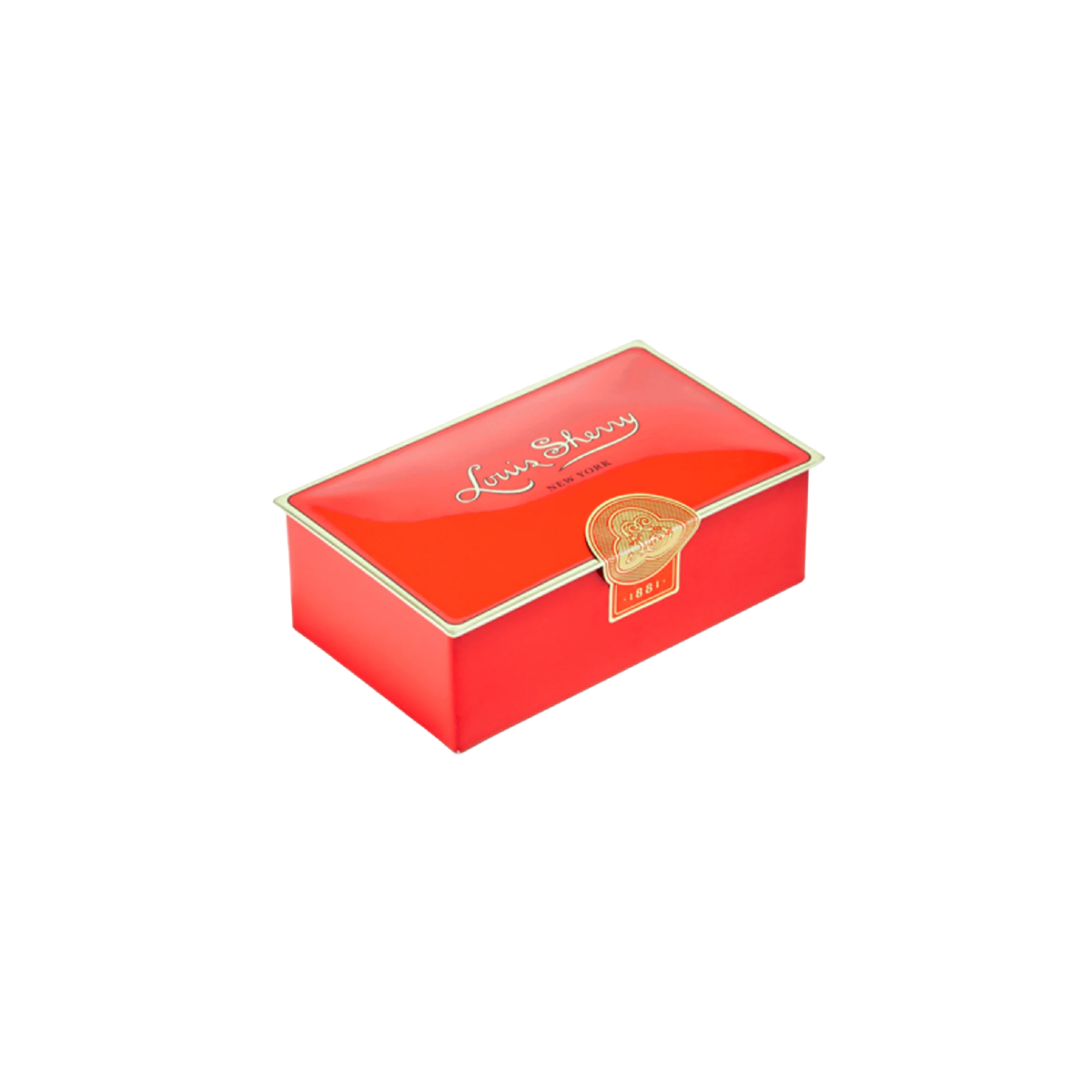 2-Piece Chocolate Tin, Vreeland Red