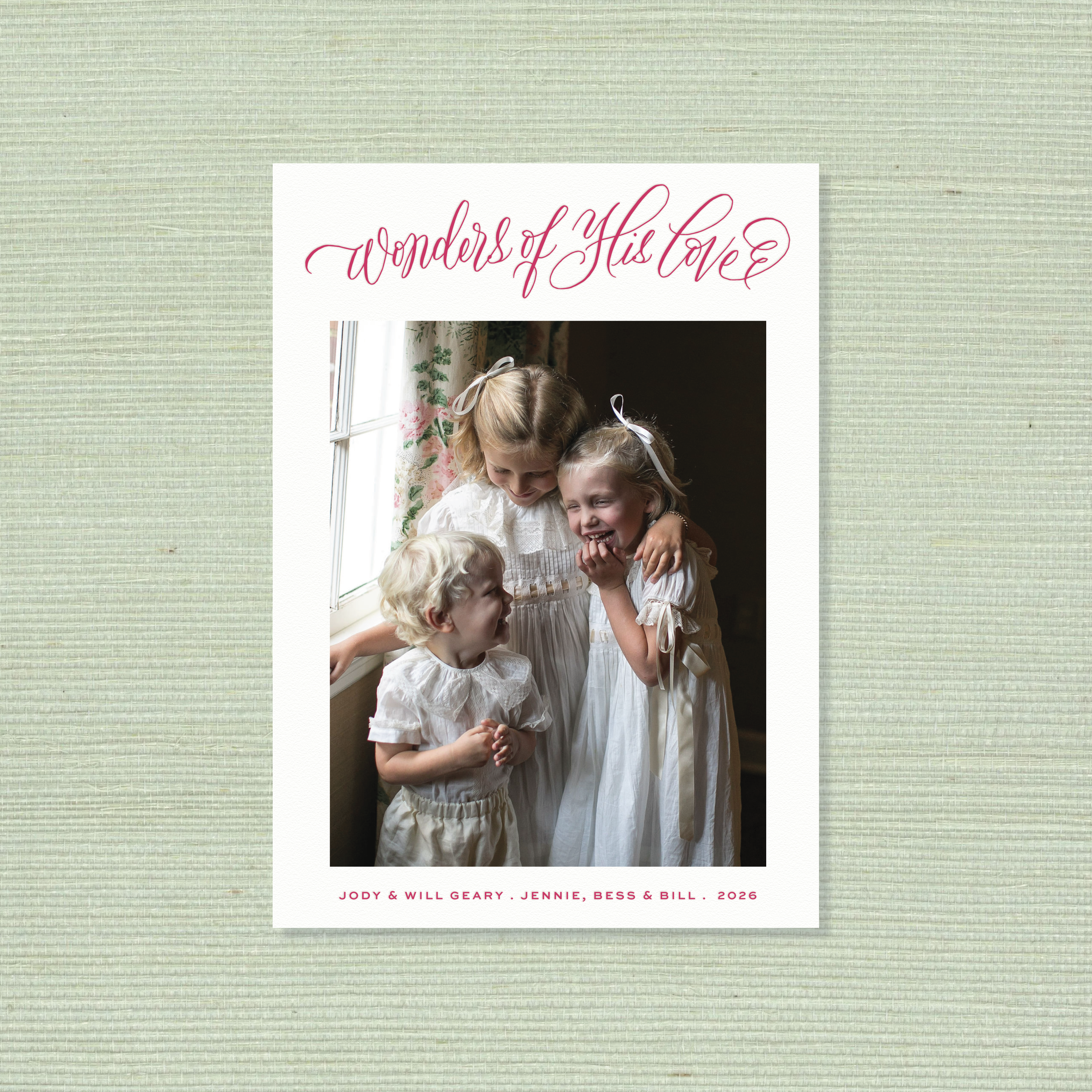 Loxley Letterpress Holiday Card, Large