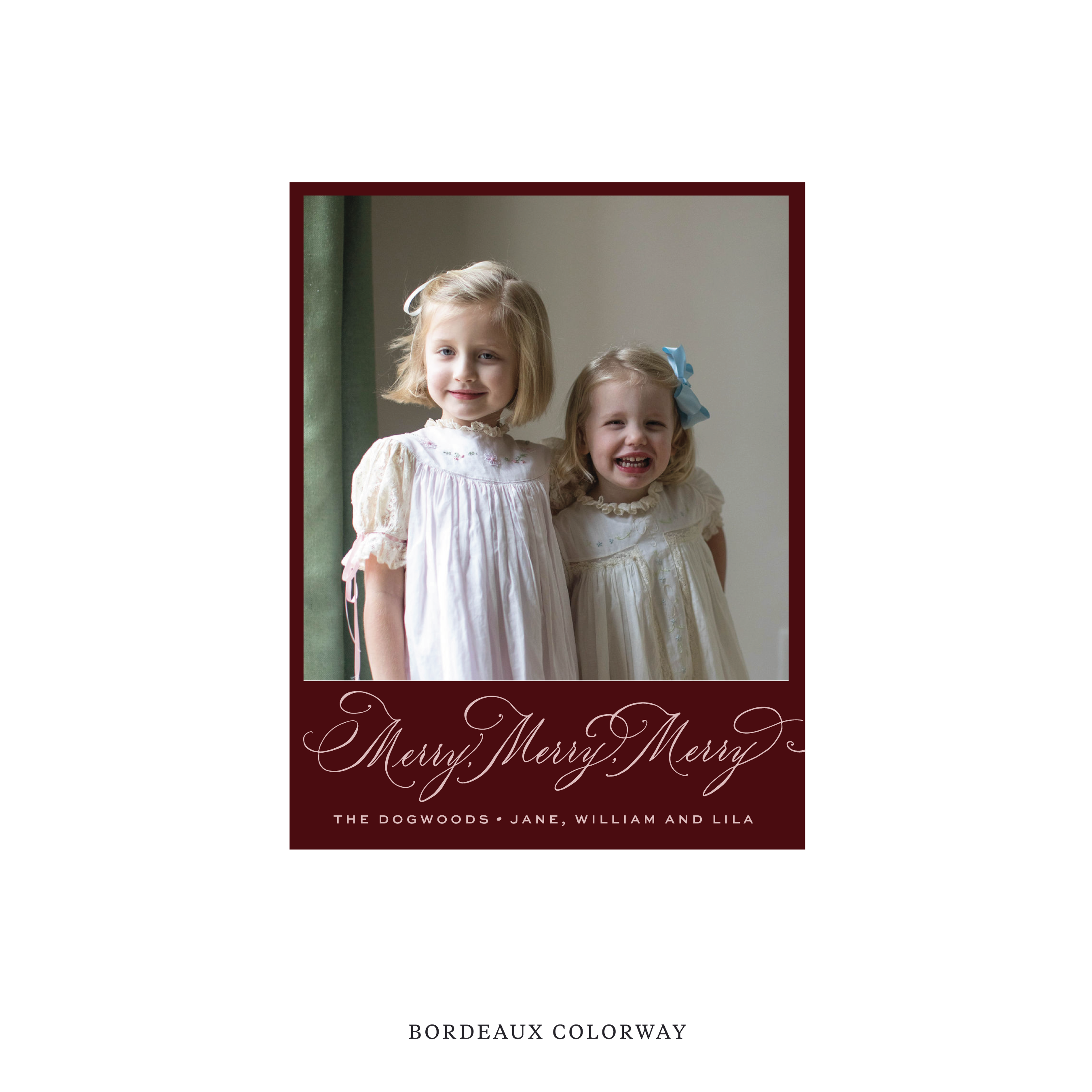 Ludlow Classic Flat Print Holiday Card, Small II