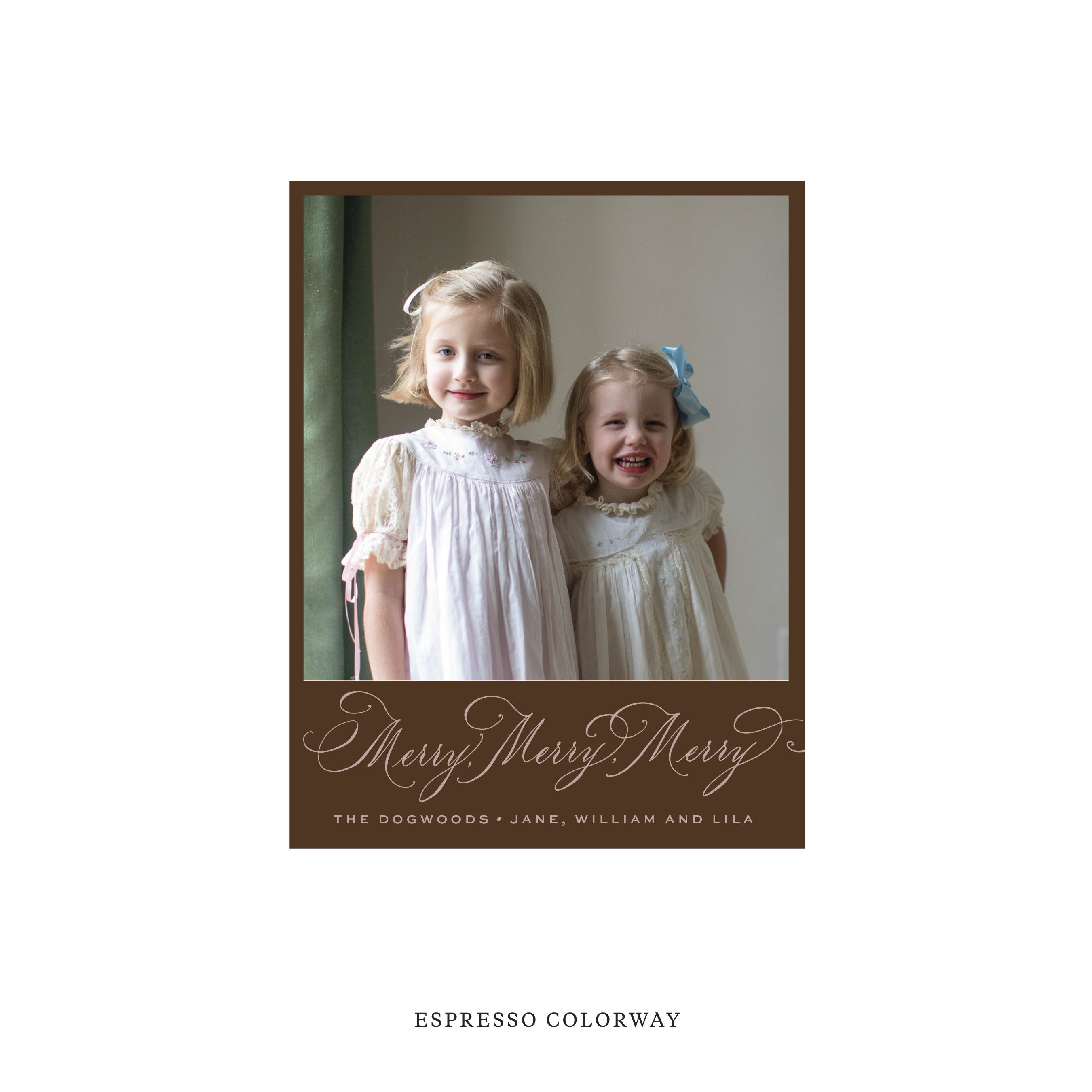 Ludlow Classic Flat Print Holiday Card, Small II