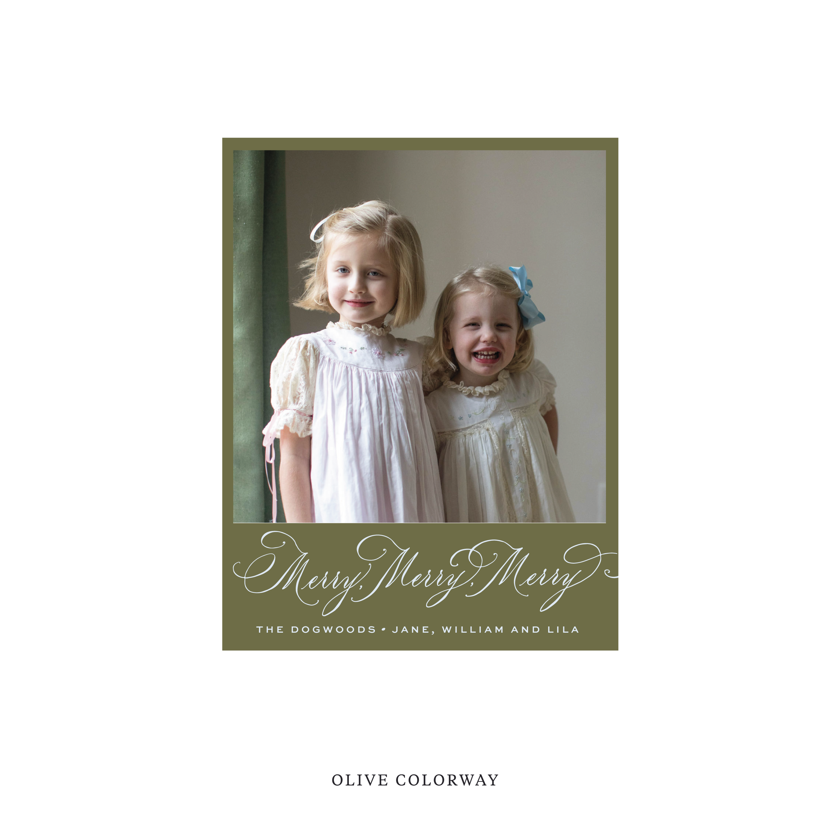 Ludlow Classic Flat Print Holiday Card, Small II