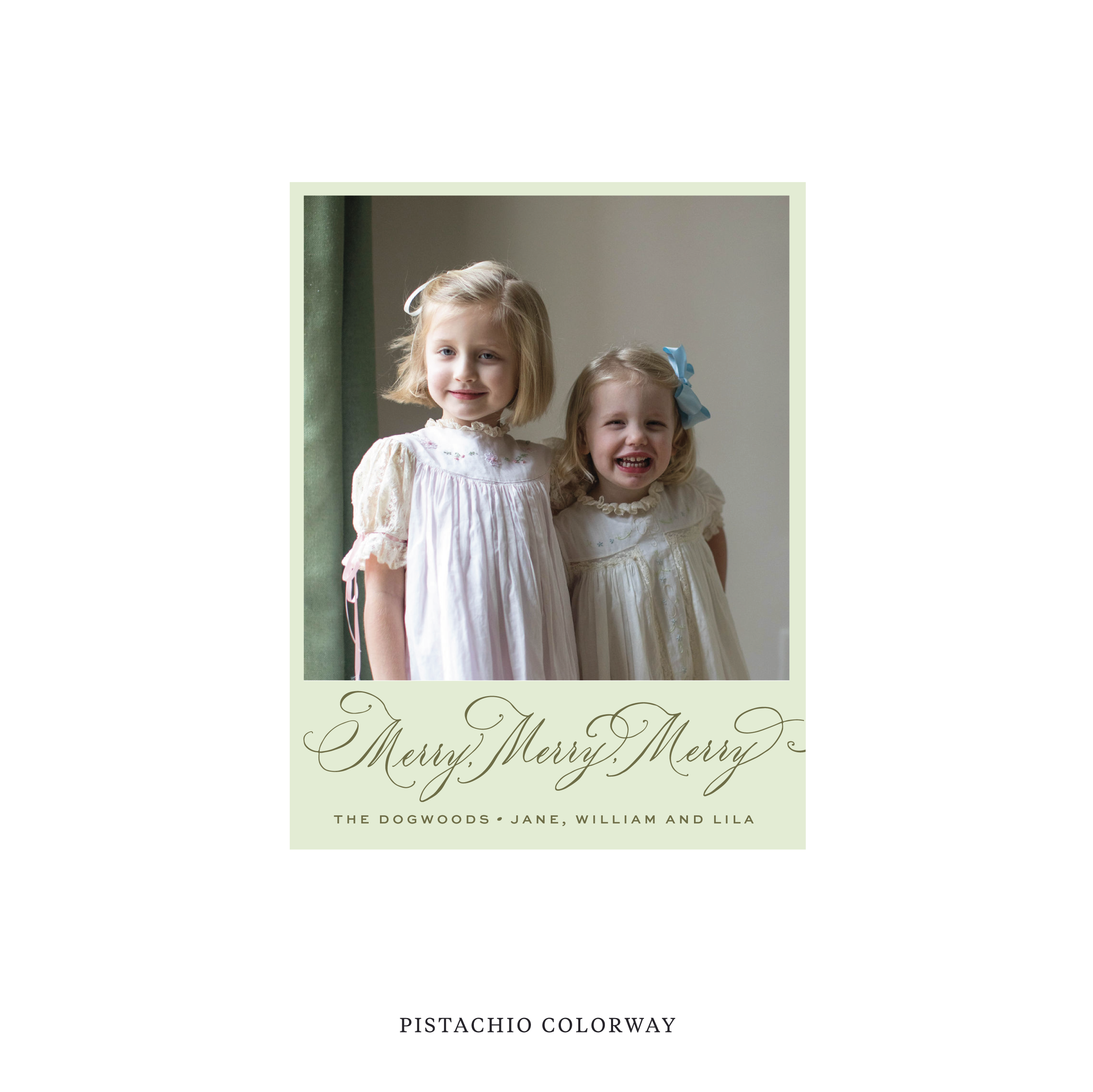 Ludlow Classic Flat Print Holiday Card, Small II