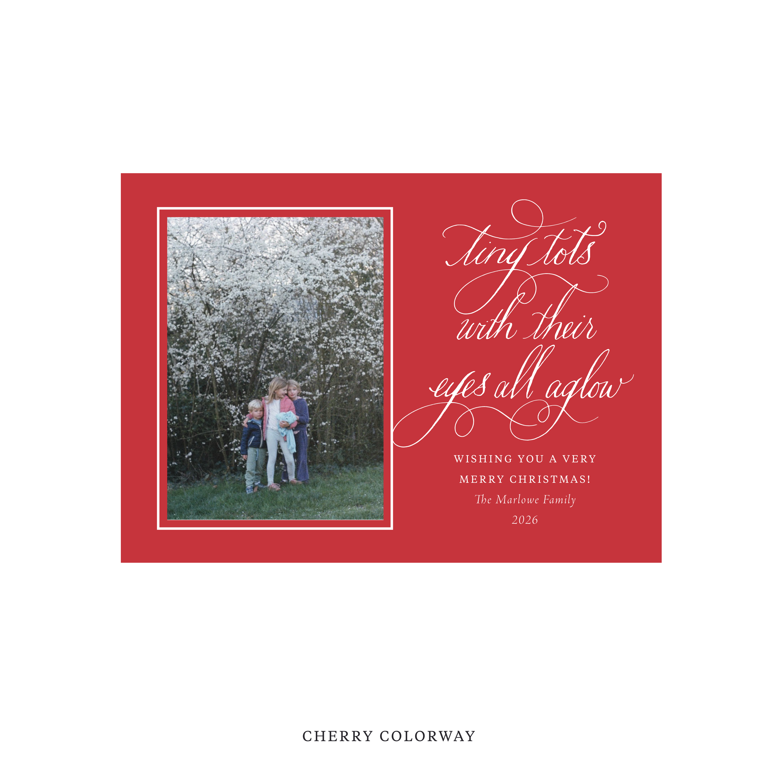 Bexley Classic Flat Print Holiday Card, Medium