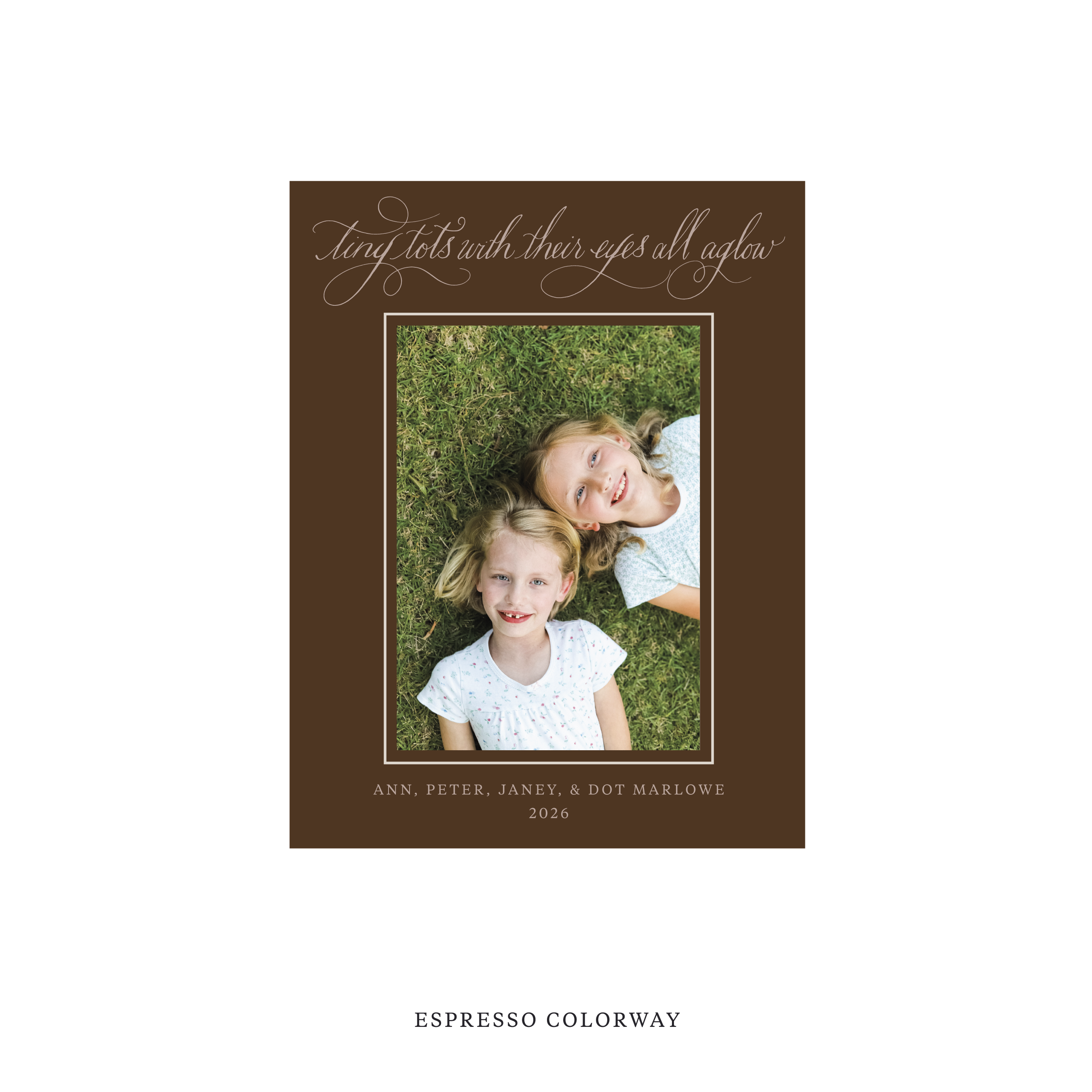 Bexley Classic Flat Print Holiday Card, Small