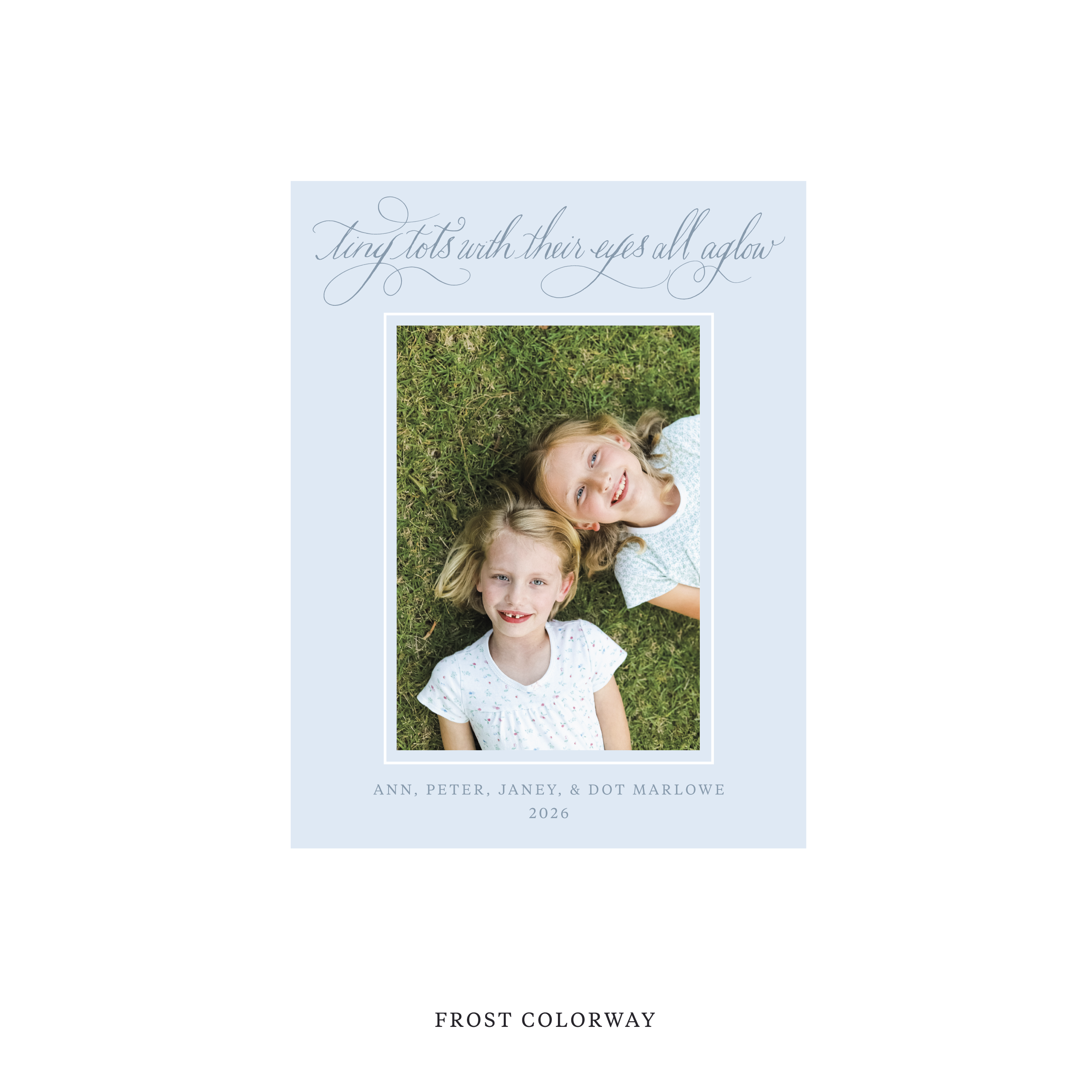 Bexley Classic Flat Print Holiday Card, Small