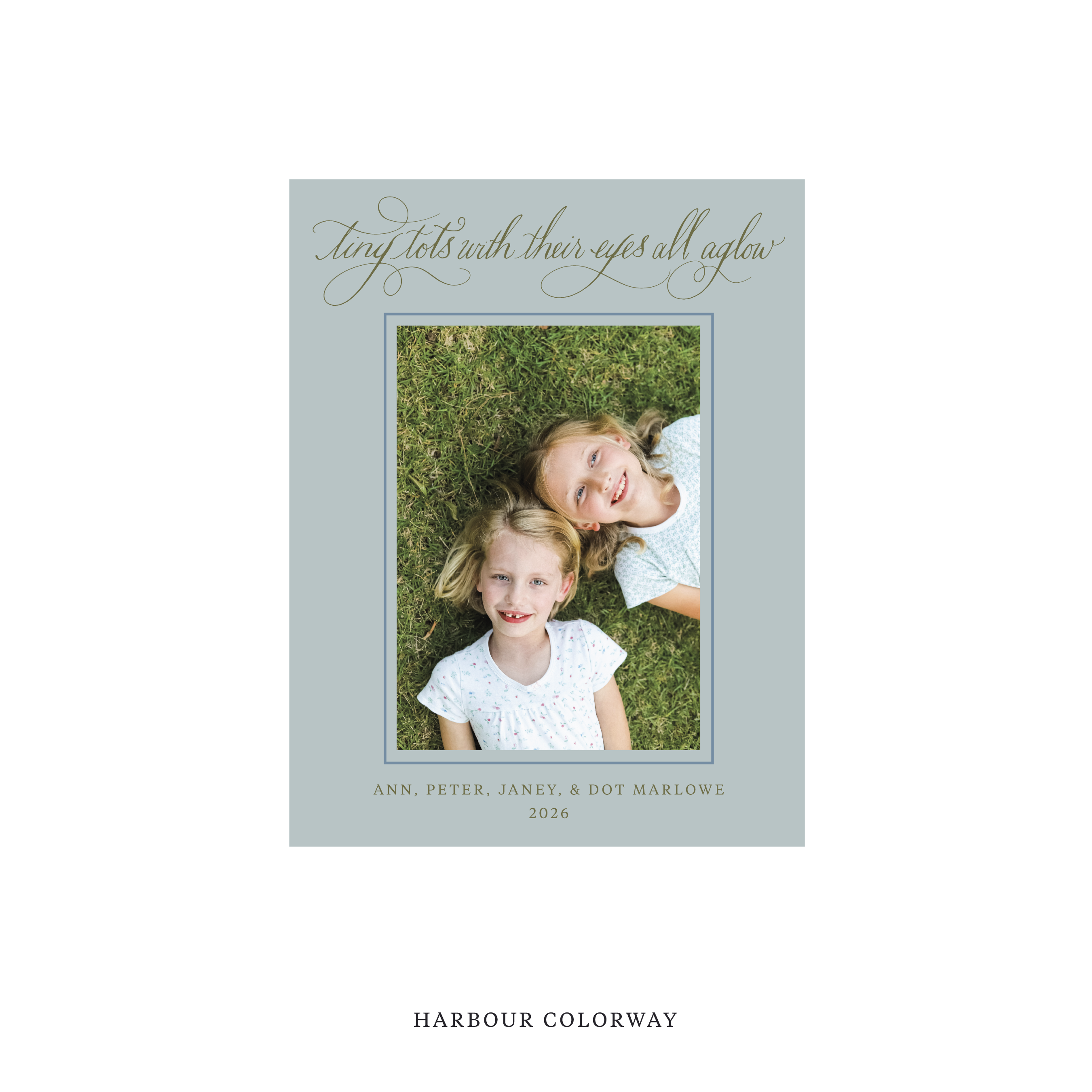 Bexley Classic Flat Print Holiday Card, Small