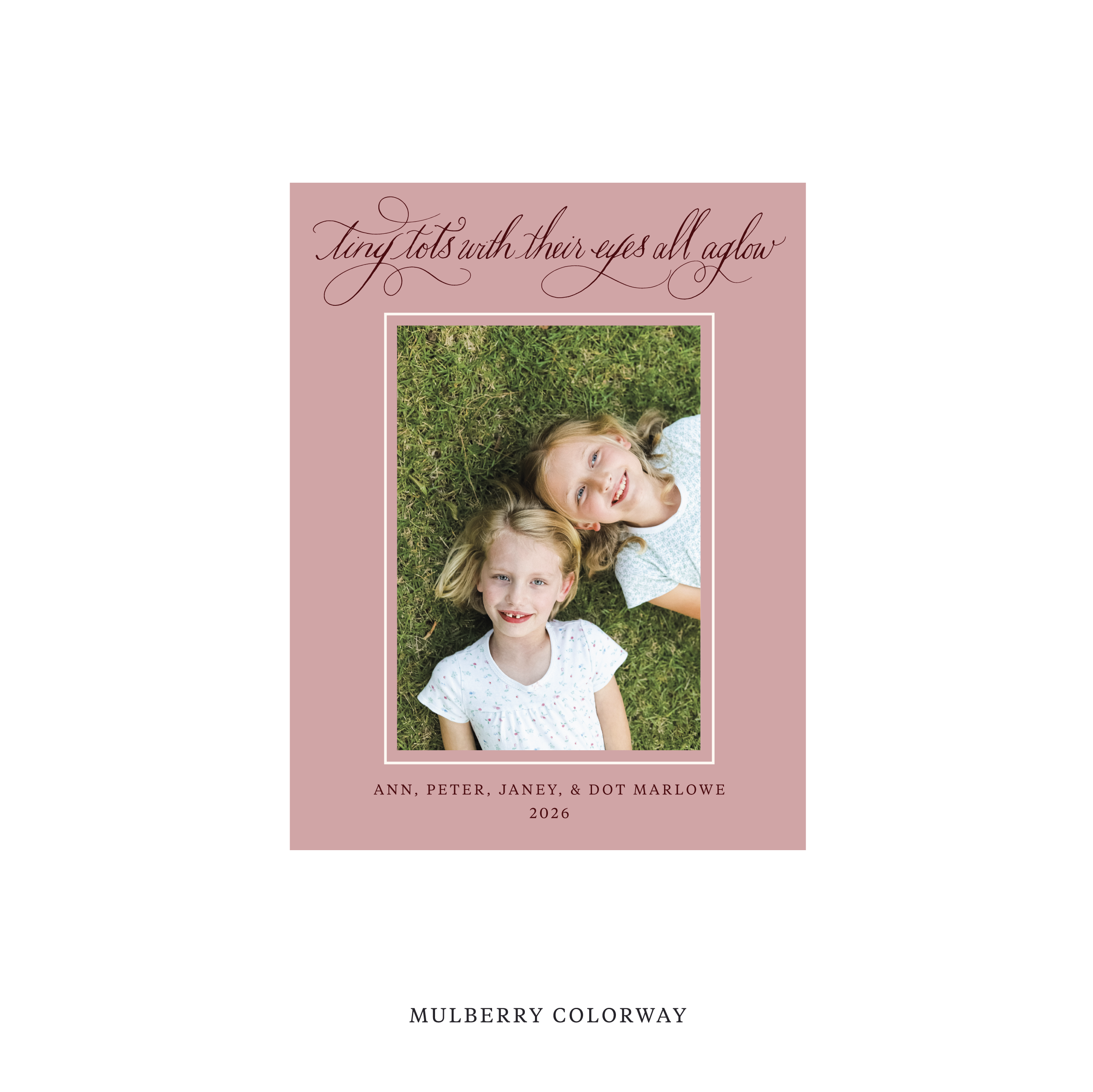 Bexley Classic Flat Print Holiday Card, Small