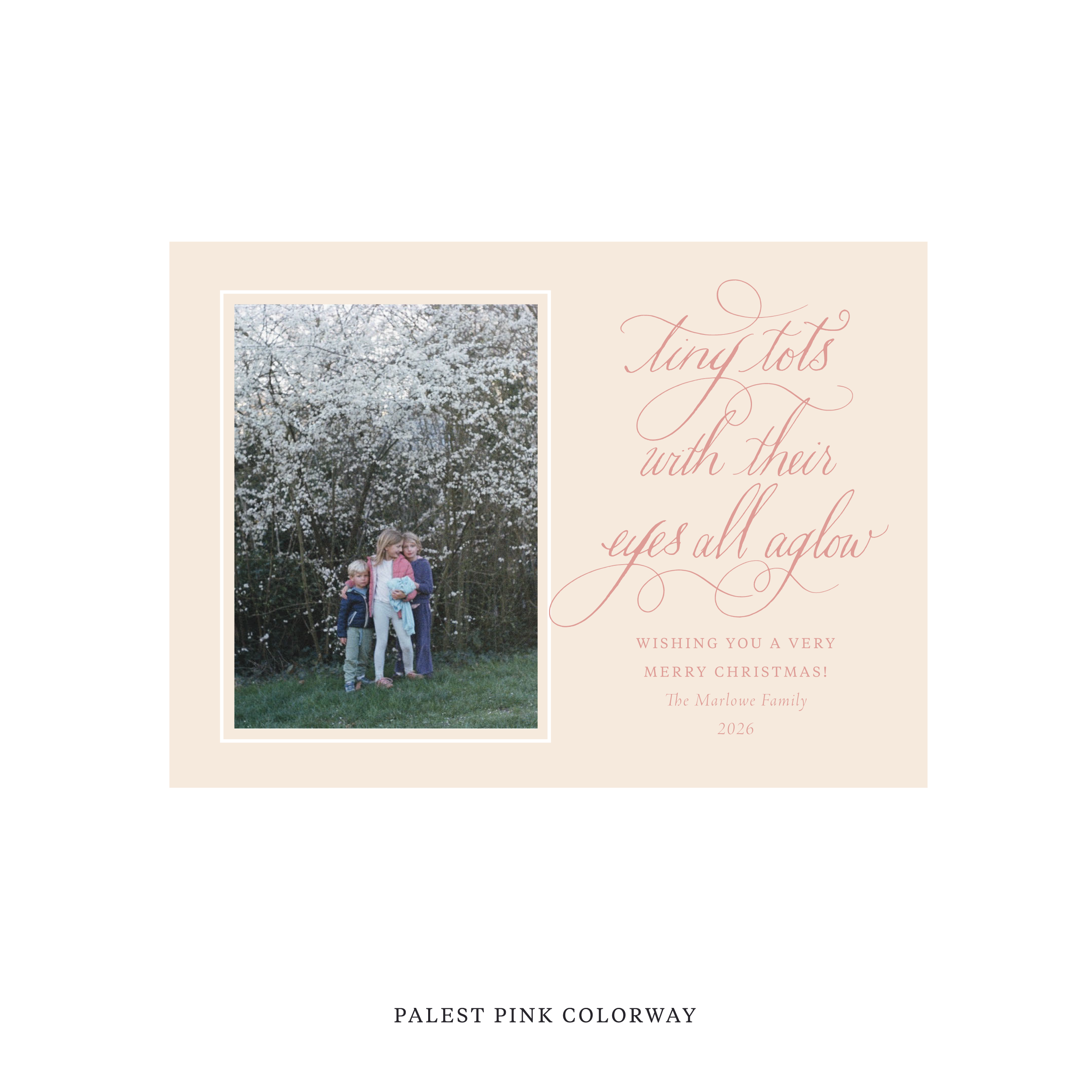 Bexley Classic Flat Print Holiday Card, Medium