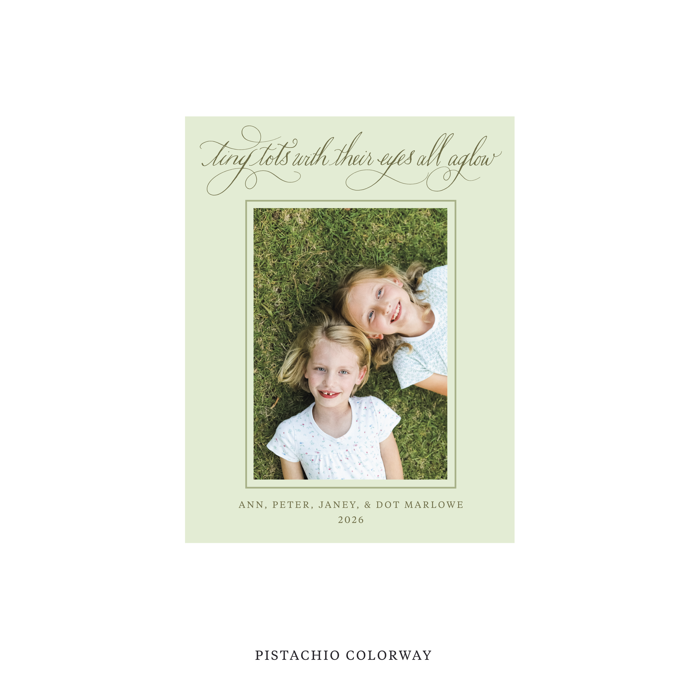 Bexley Classic Flat Print Holiday Card, Small
