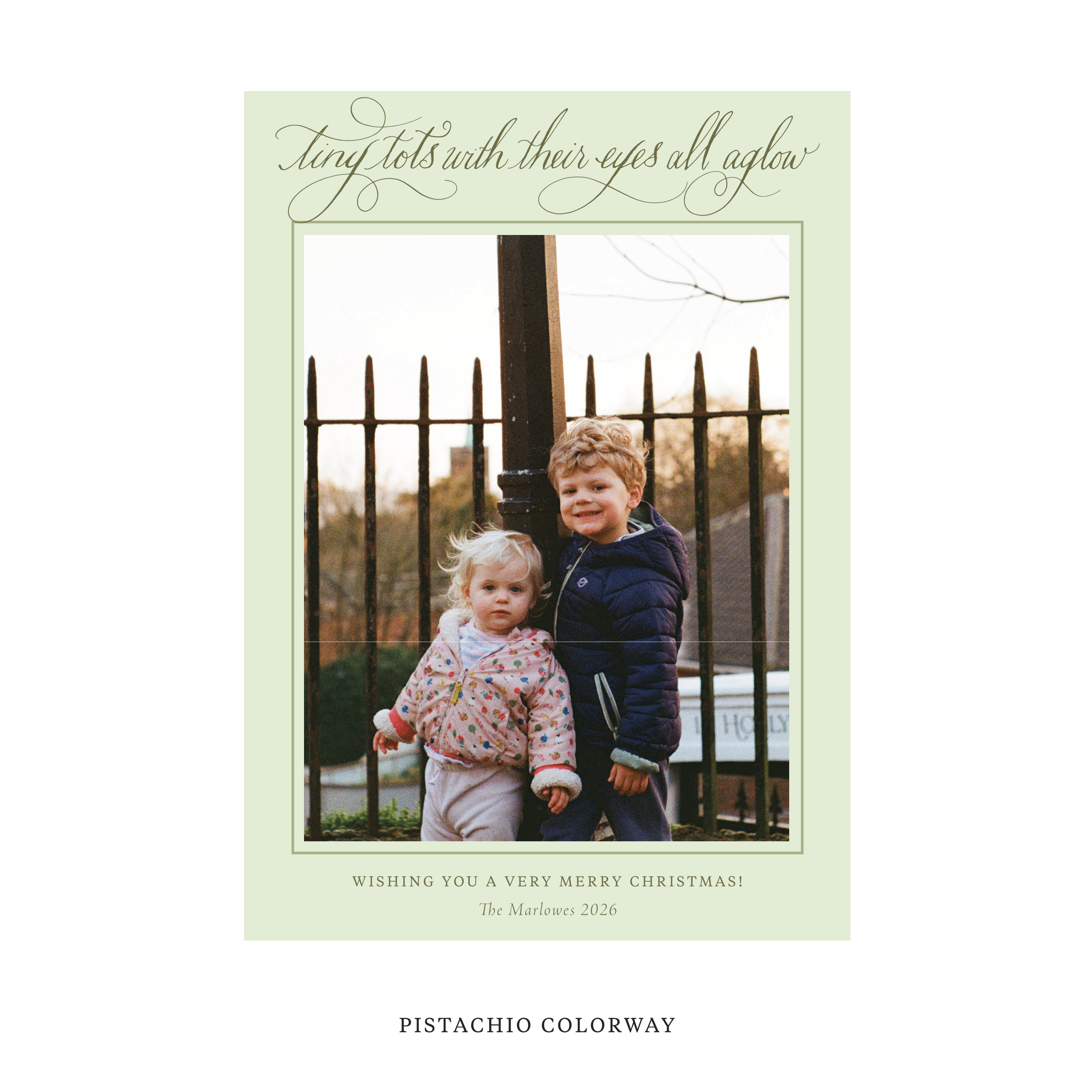 Bexley Classic Flat Print Holiday Card, Large