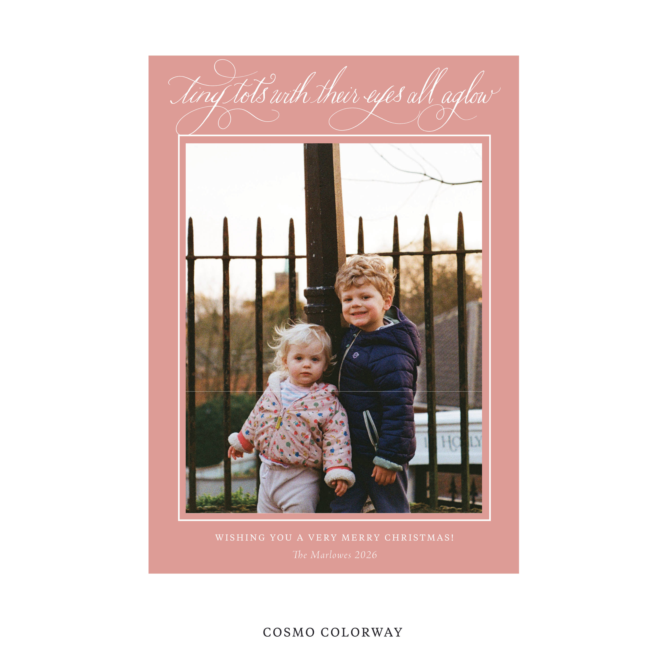 Bexley Classic Flat Print Holiday Card, Large