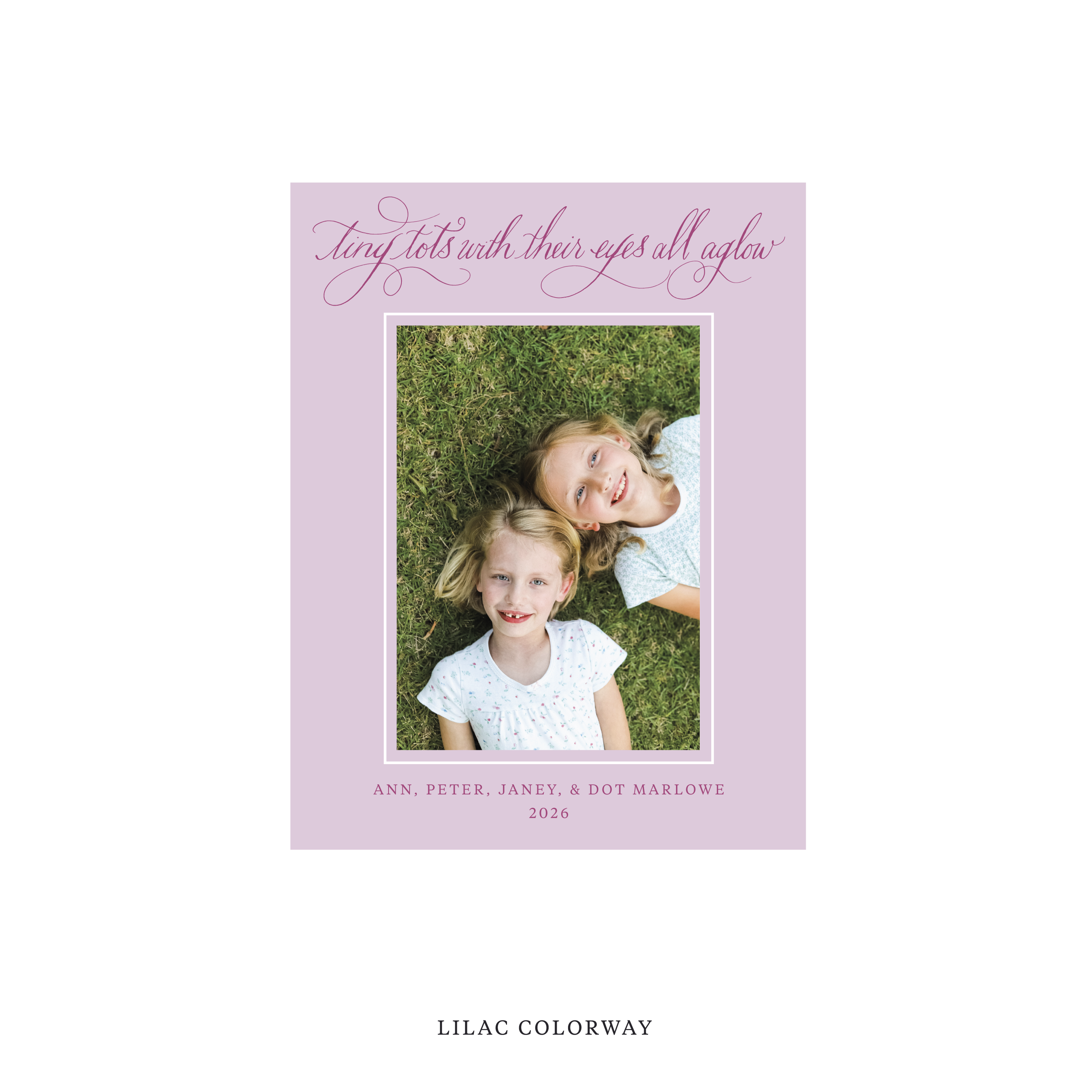 Bexley Classic Flat Print Holiday Card, Small