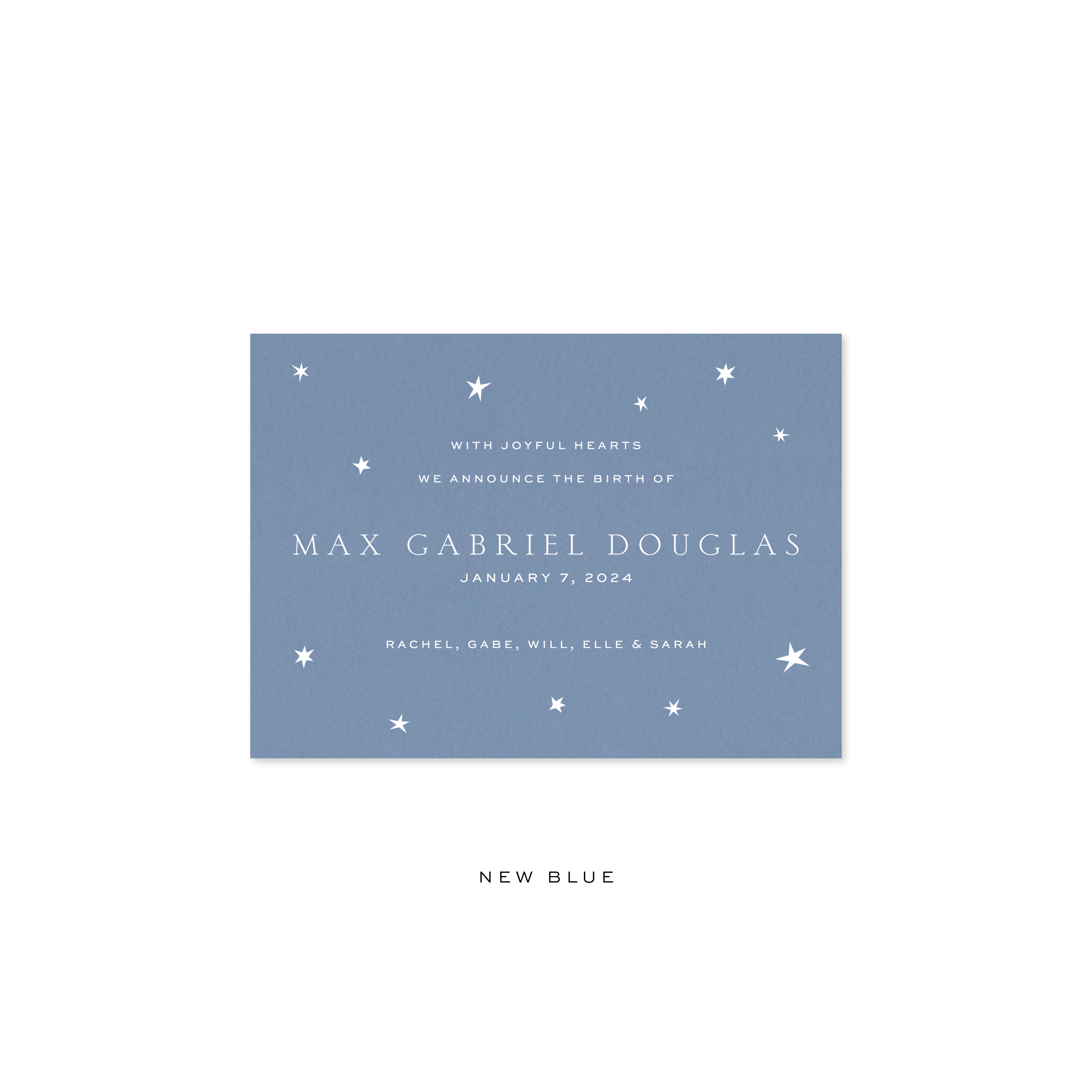 Max Birth Announcement