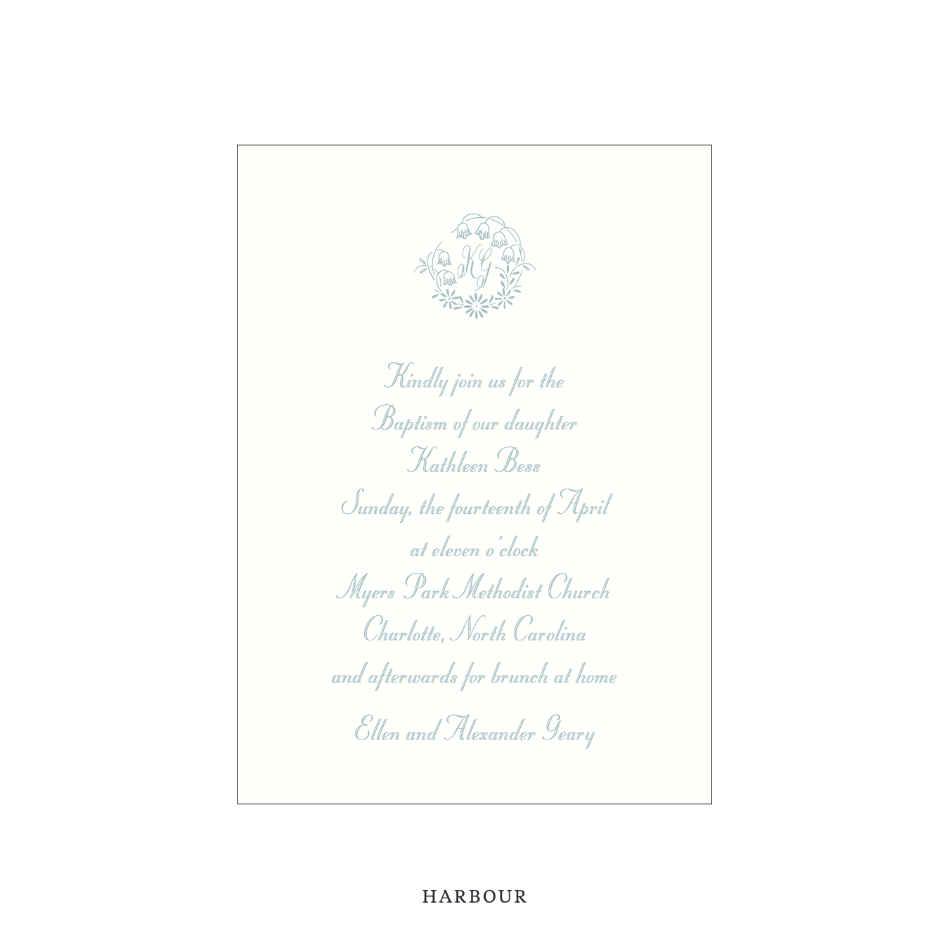 Mayfair Religious Celebration Invitation