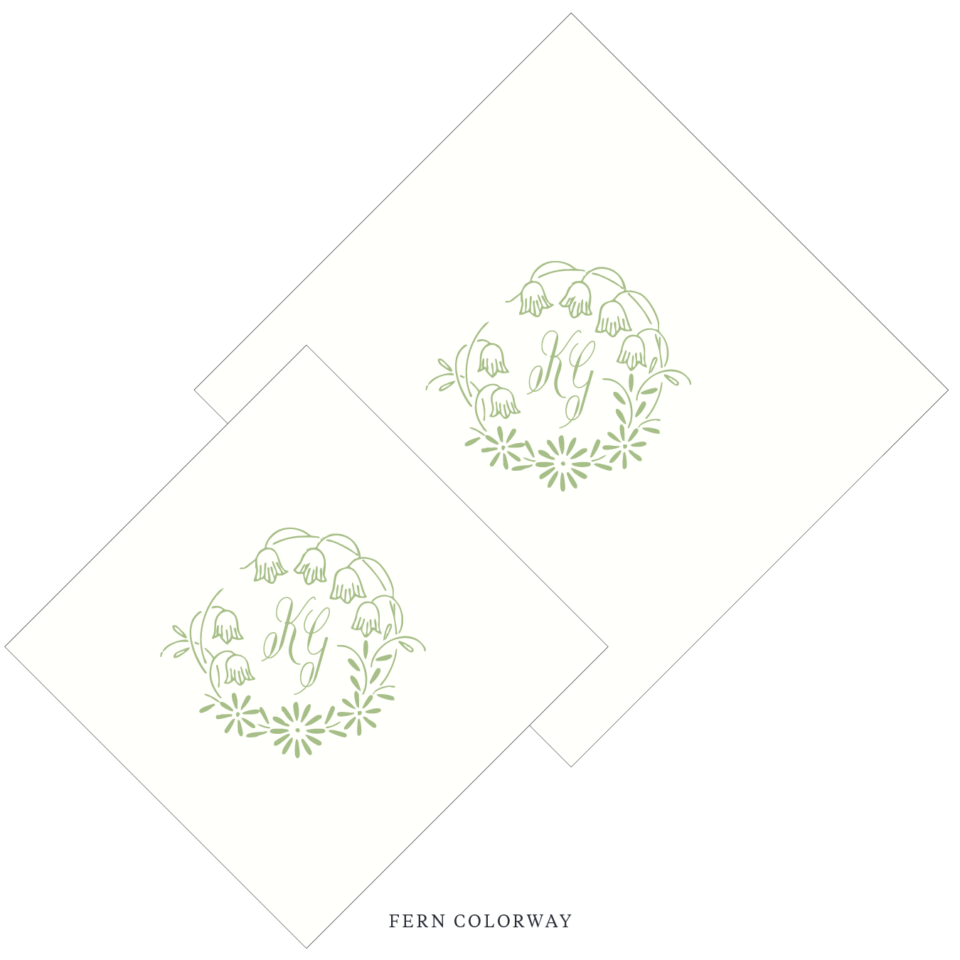 Mayfair Motif Cocktail Napkin