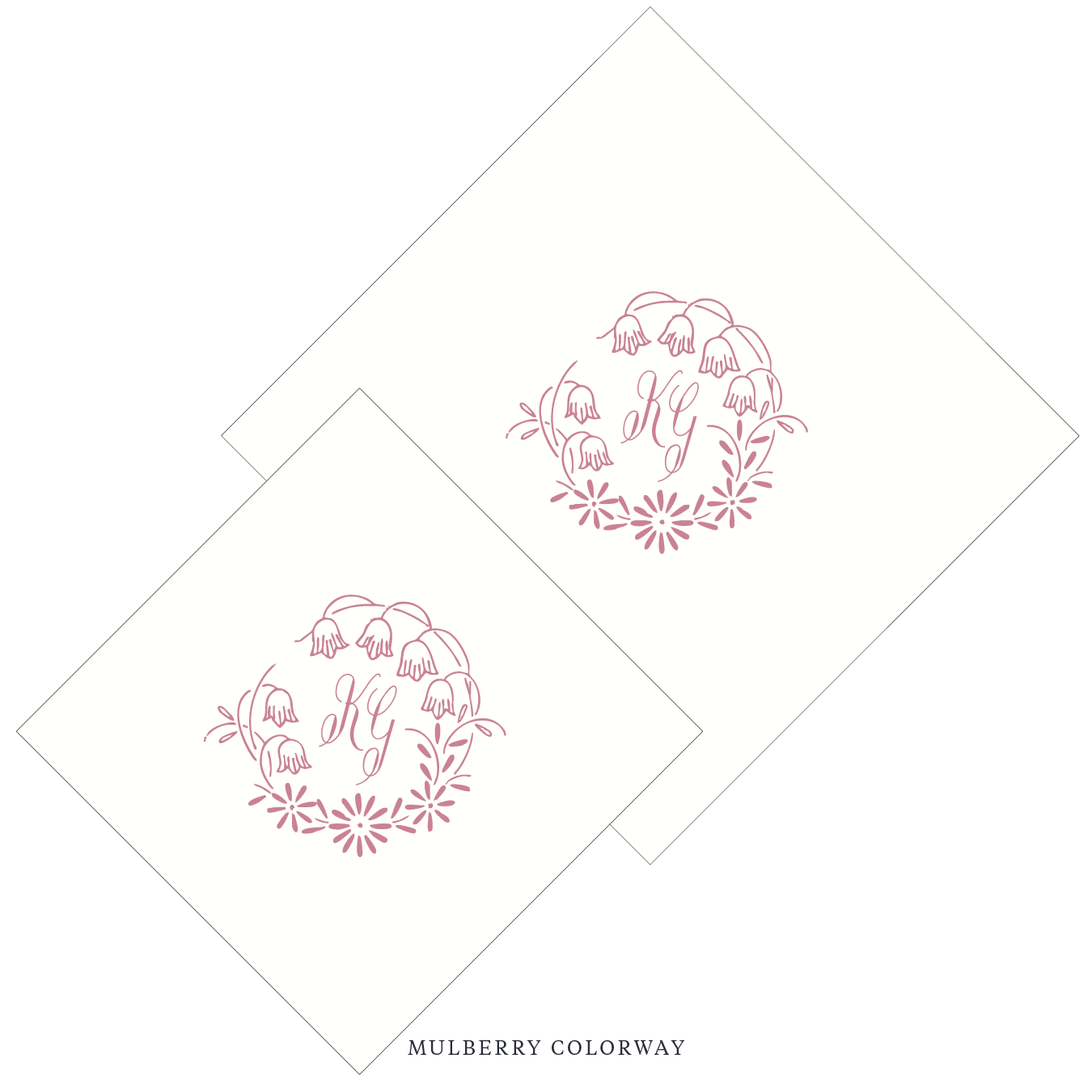 Mayfair Motif Cocktail Napkin