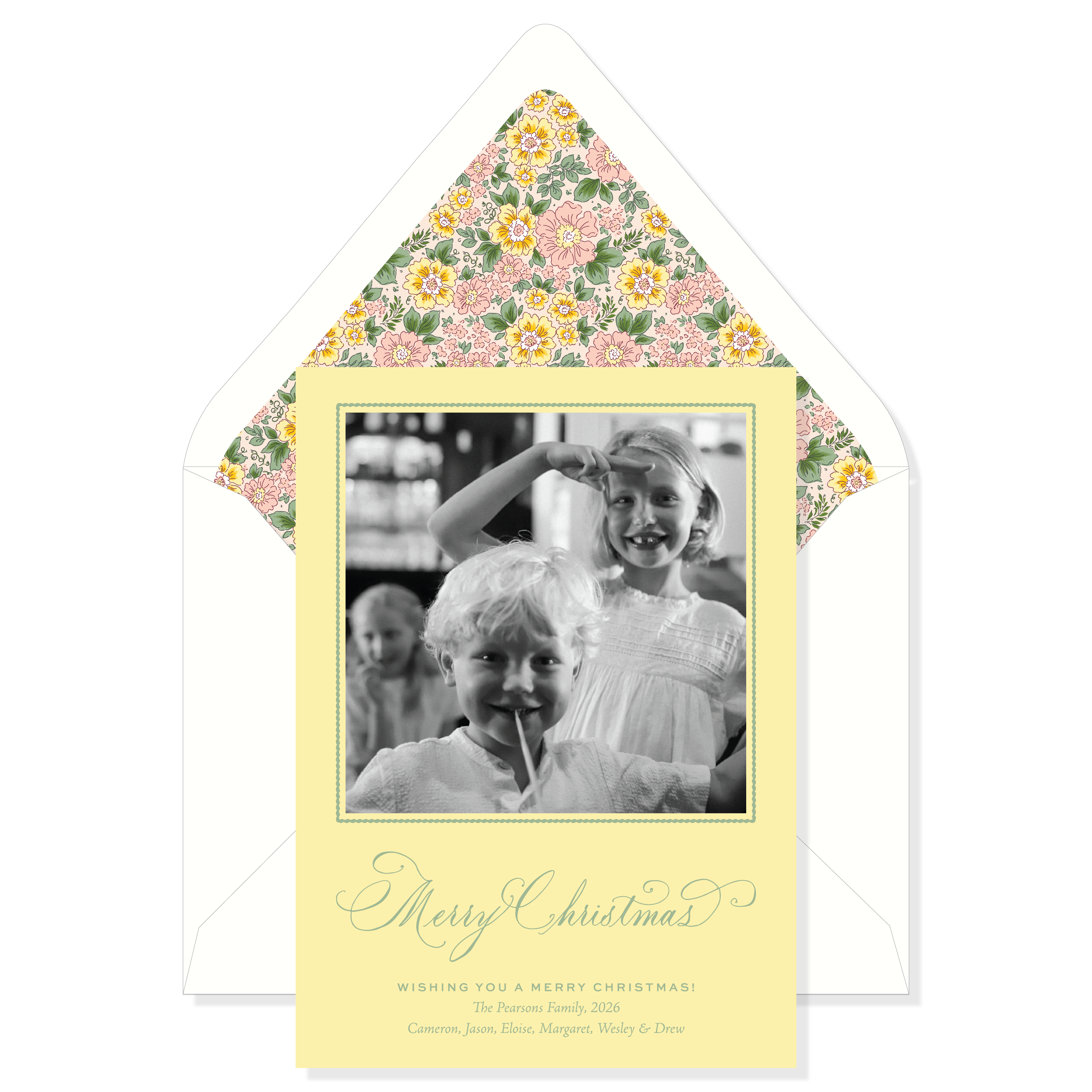 Meadowcroft Garden Classic Printed Holiday Card