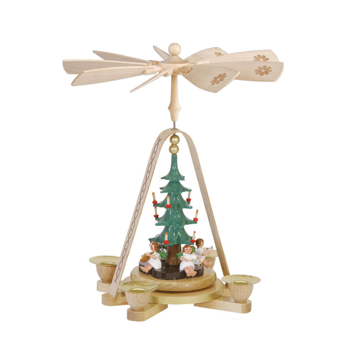Merry Chorus German Christmas Pyramid, 10.5"