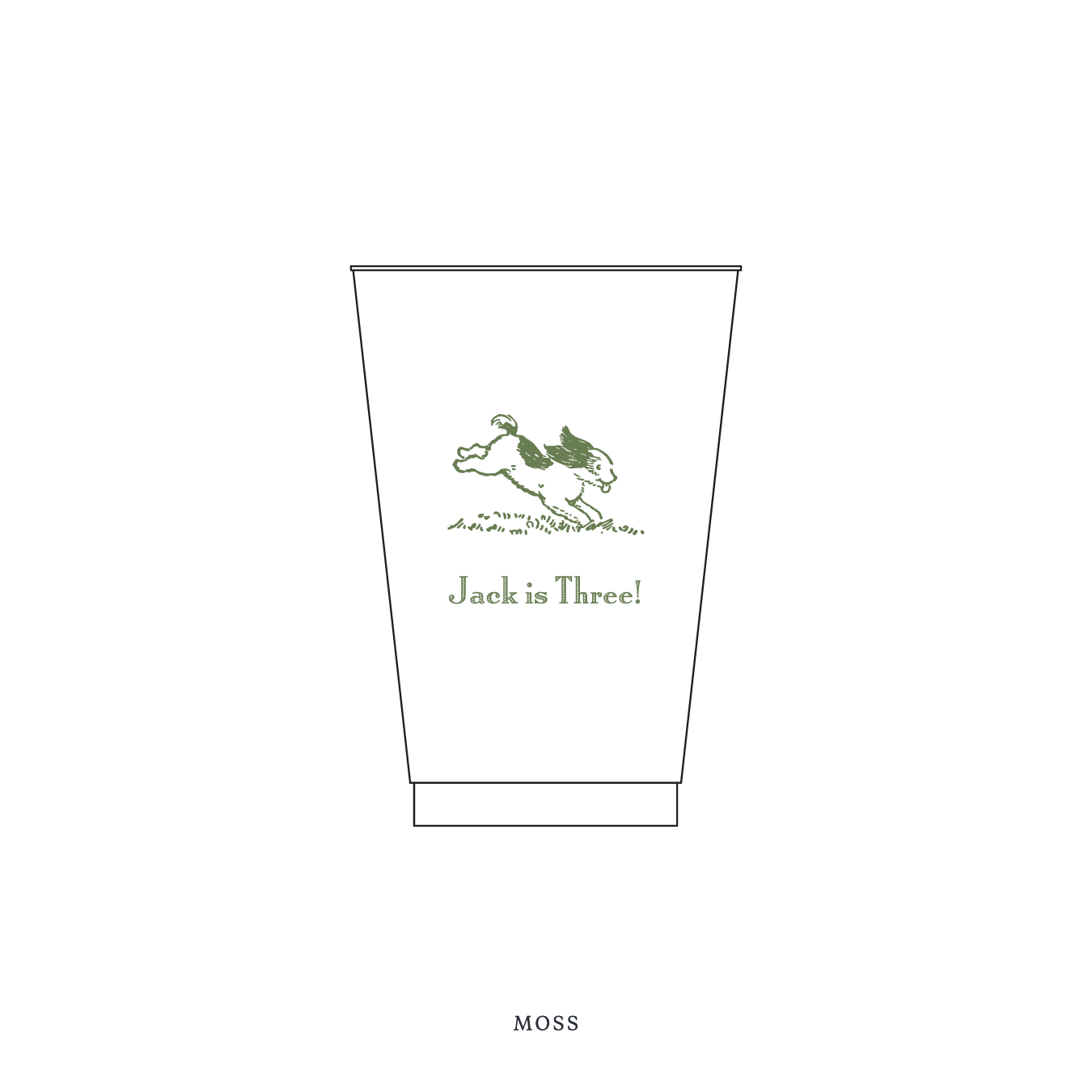 Cambridge Motif Reusable Party Cups | 14 oz