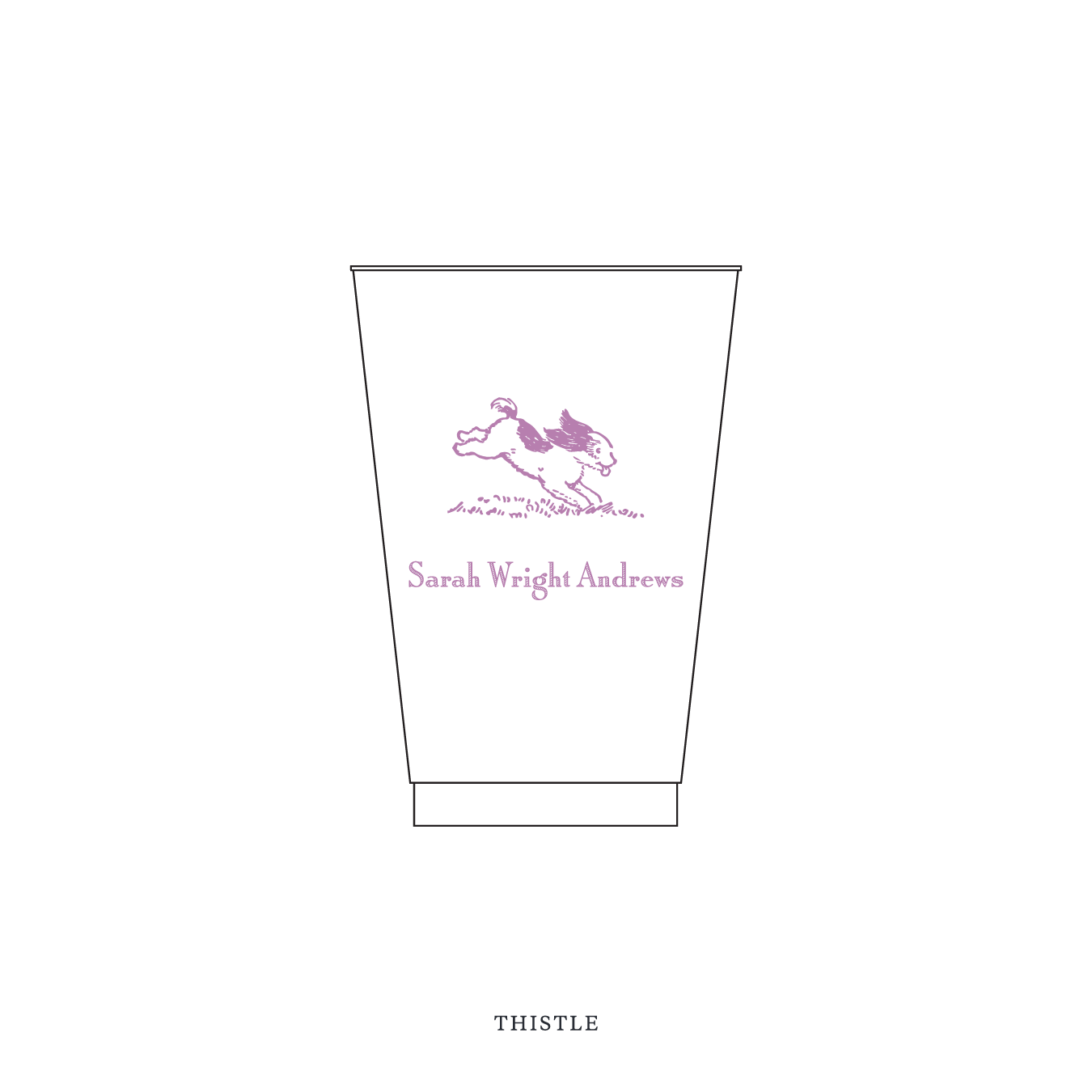 Cambridge Motif Reusable Party Cups | 14 oz