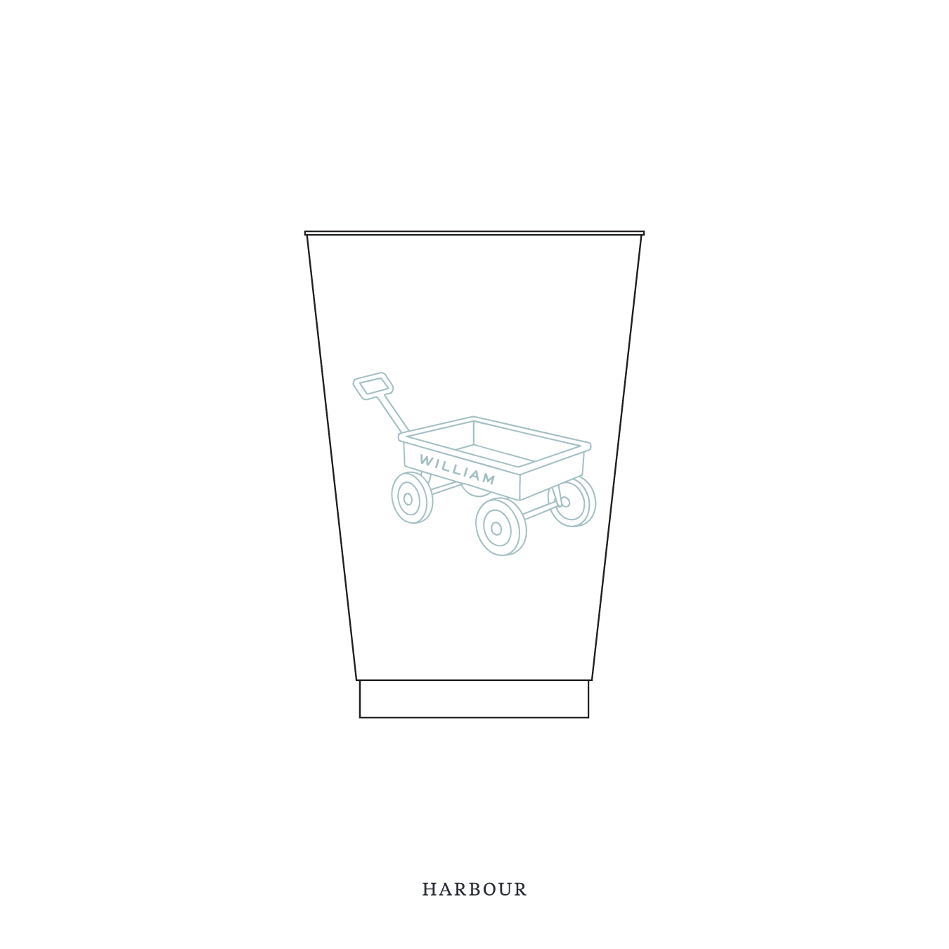 Camden Motif Reusable Party Cups | 14 oz