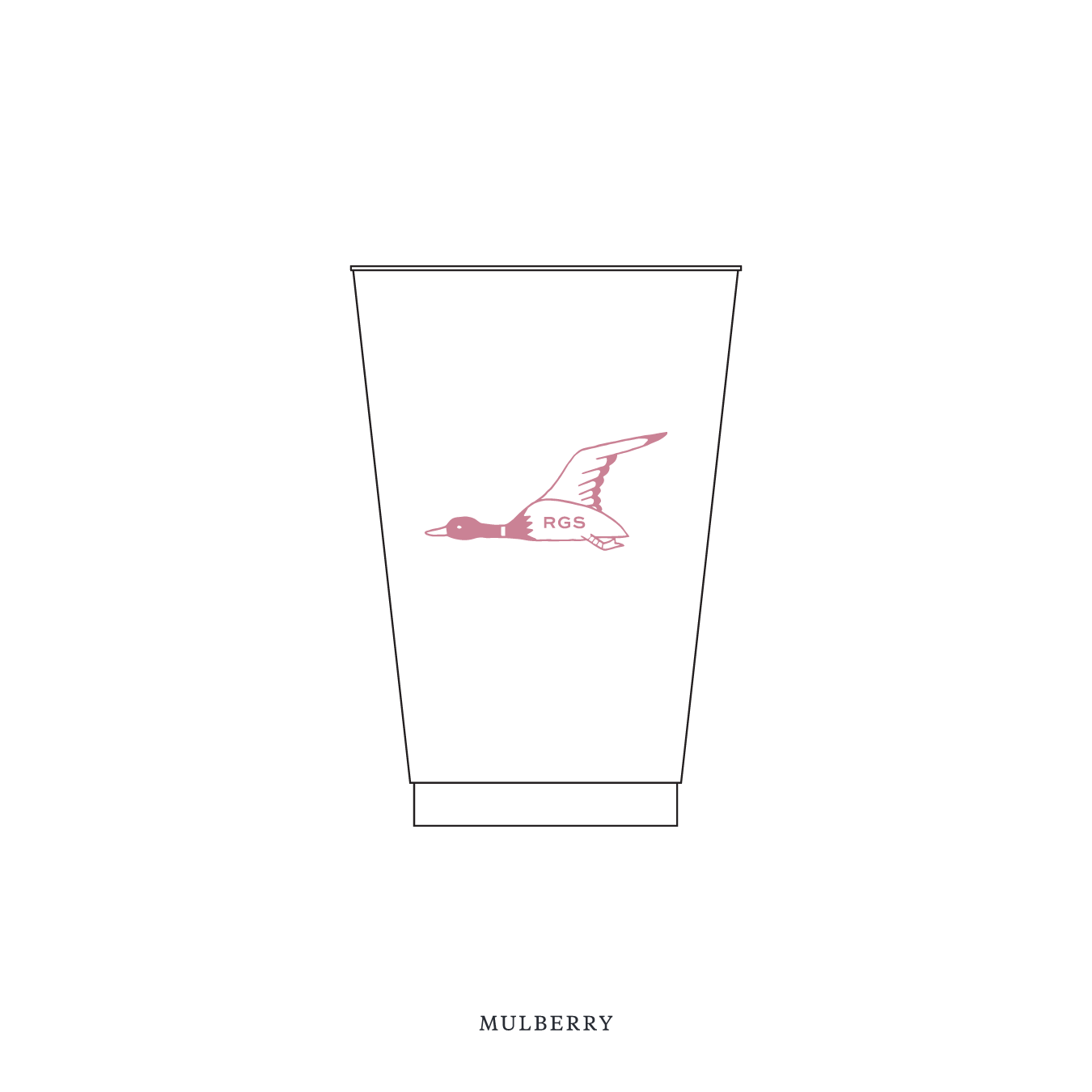 Hampstead Motif Reusable Party Cups | 14 oz