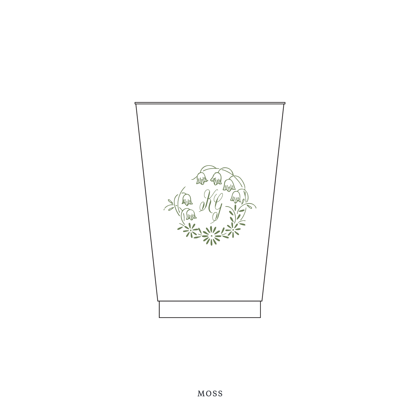 Mayfair Motif Reusable Party Cups | 14 oz