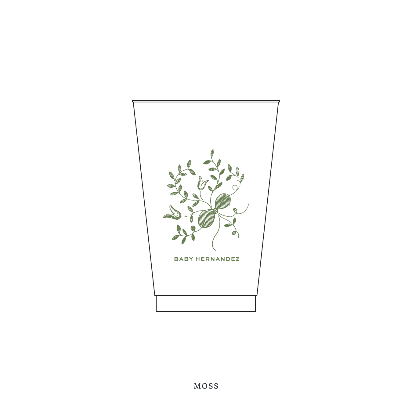 Primrose Motif Reusable Party Cups | 14 oz