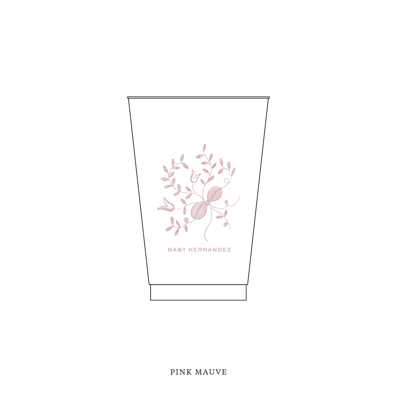 Primrose Motif Reusable Party Cups | 14 oz
