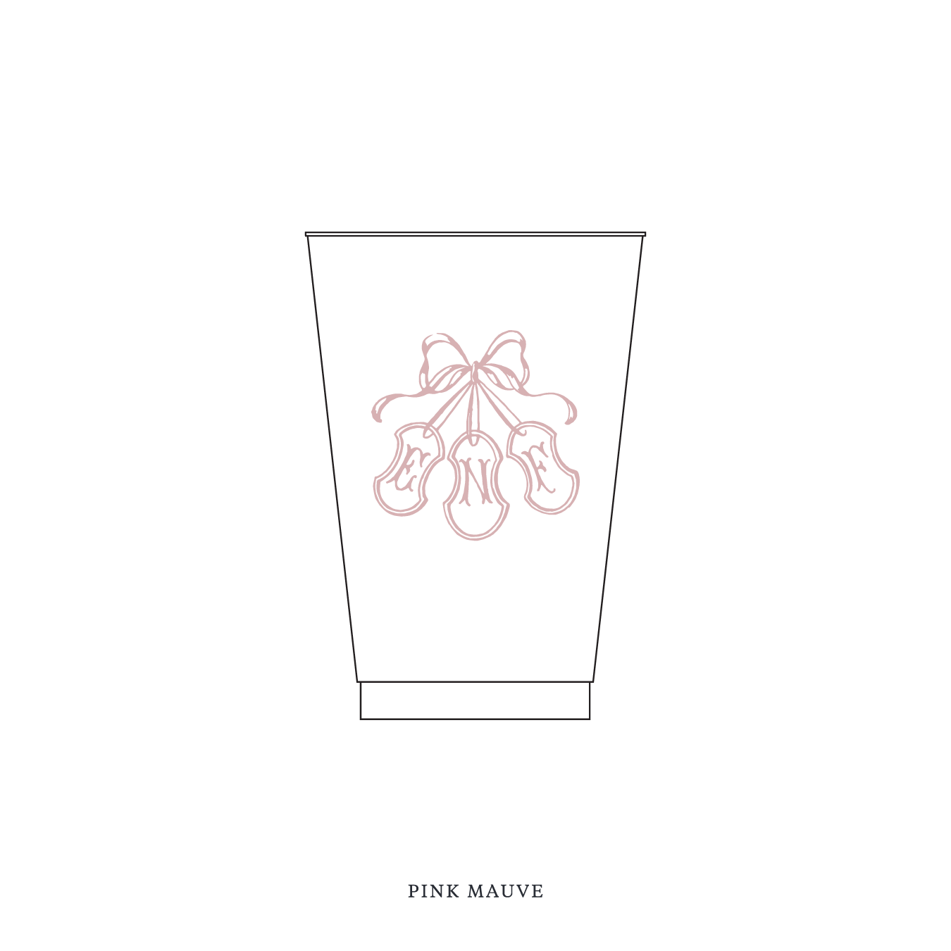 Sutton Motif Reusable Party Cups | 14 oz