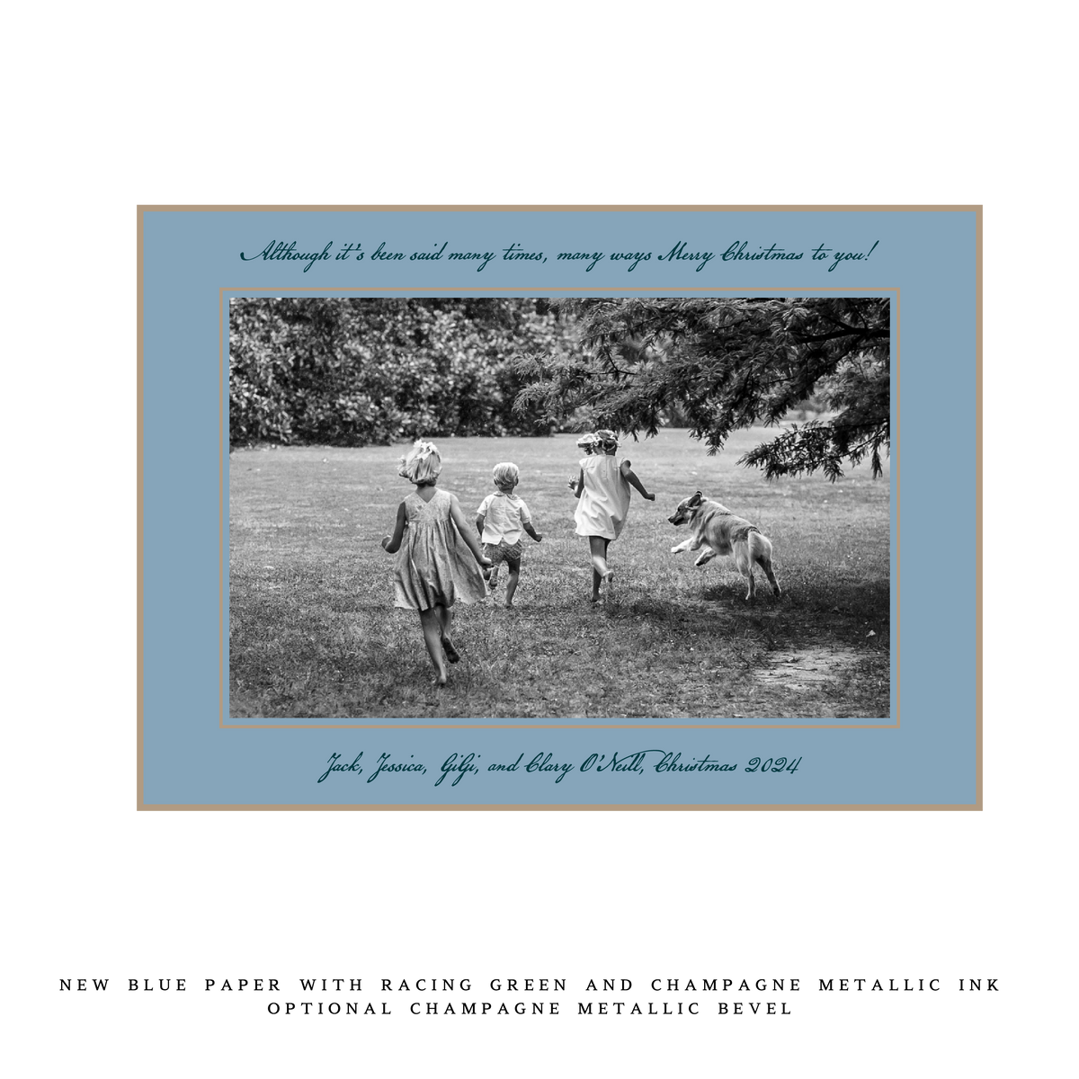 Neptune Medium Luxe Holiday Card (Archive)