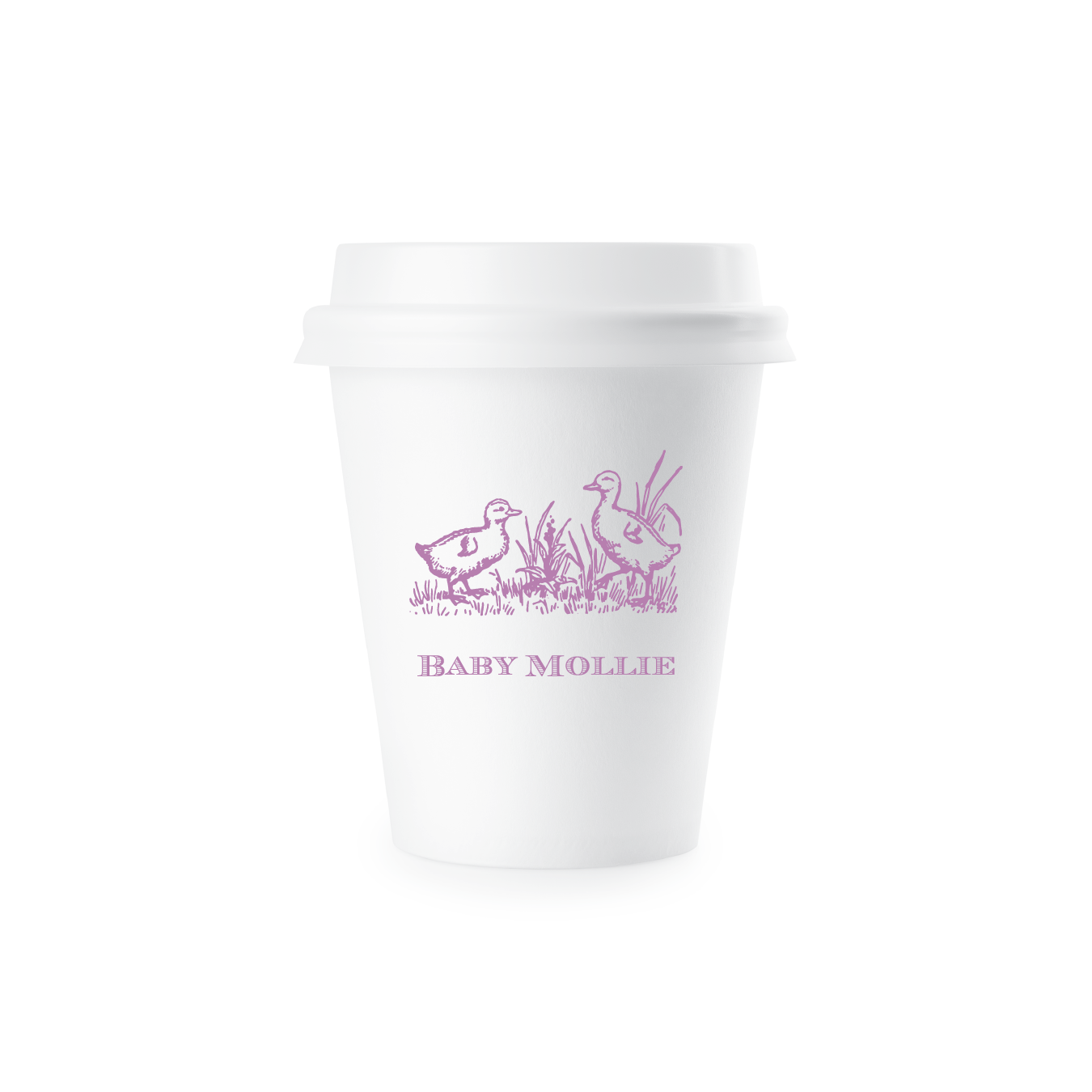 Heath Motif Paper Cup | 12 oz with Lid