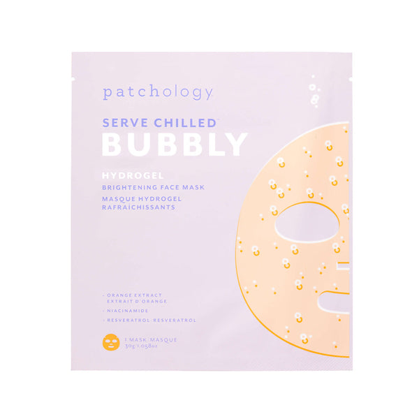 Serve Chilled Bubbly Brightening Hydrogel Face Mask