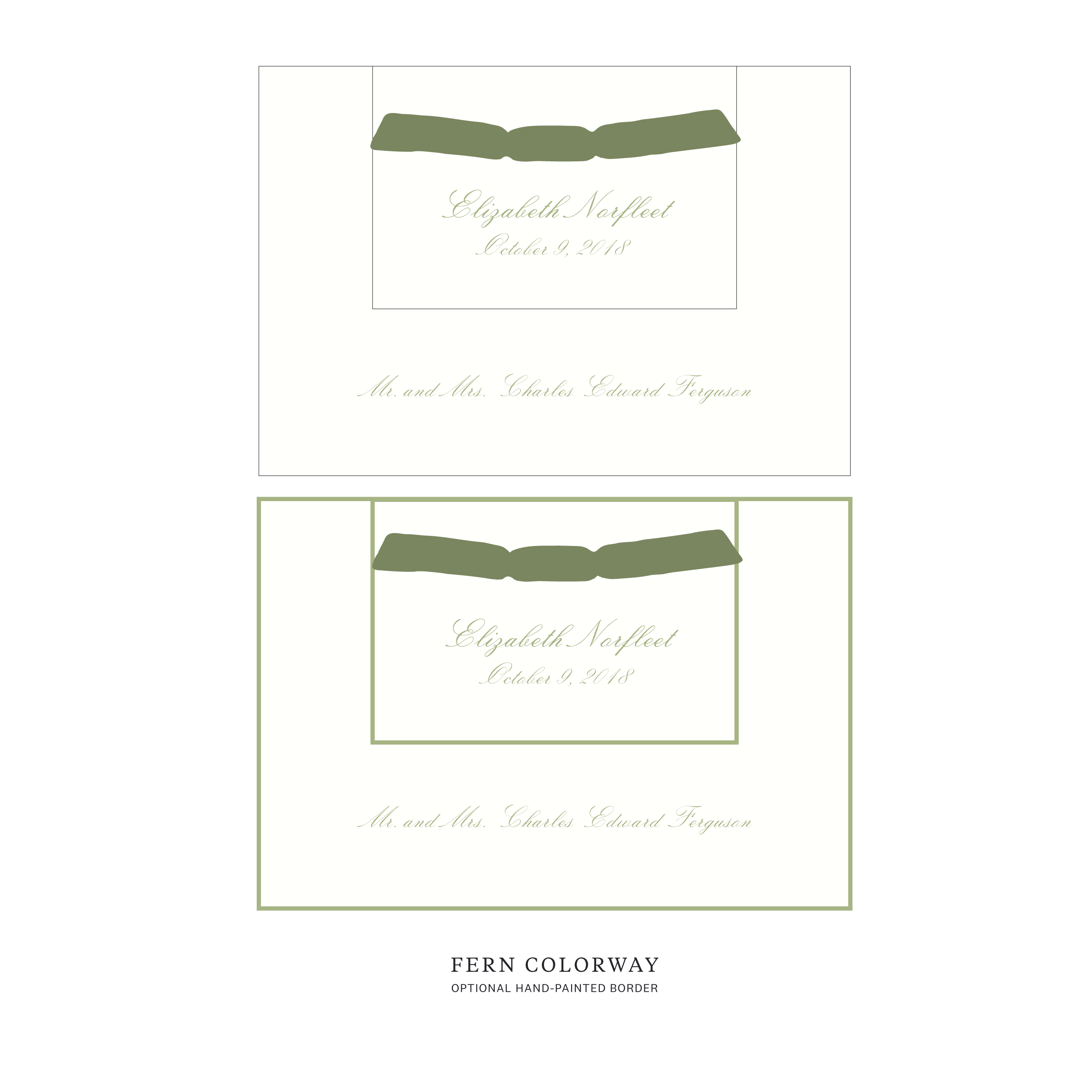 Sutton Layered Birth Announcement