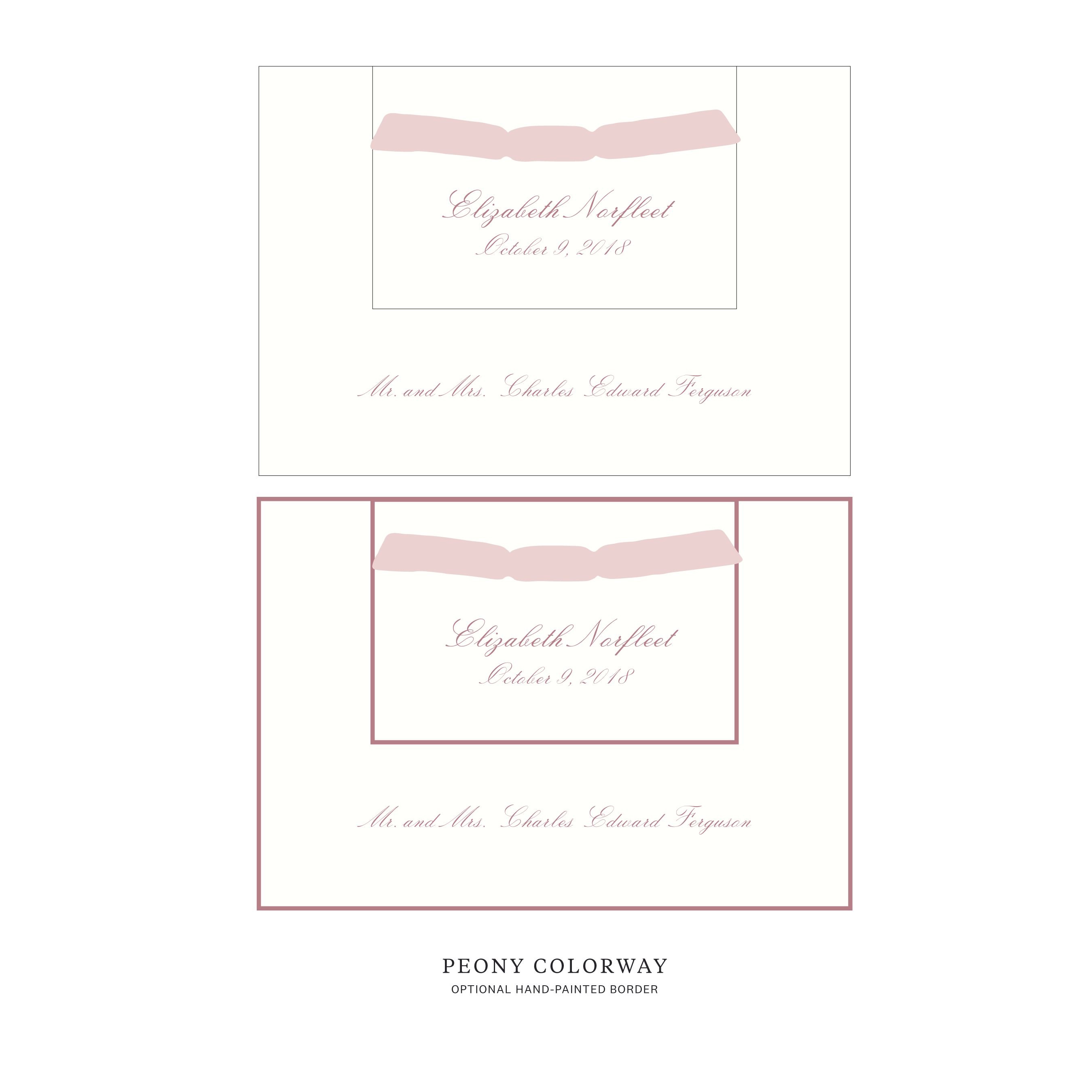 Sutton Layered Birth Announcement