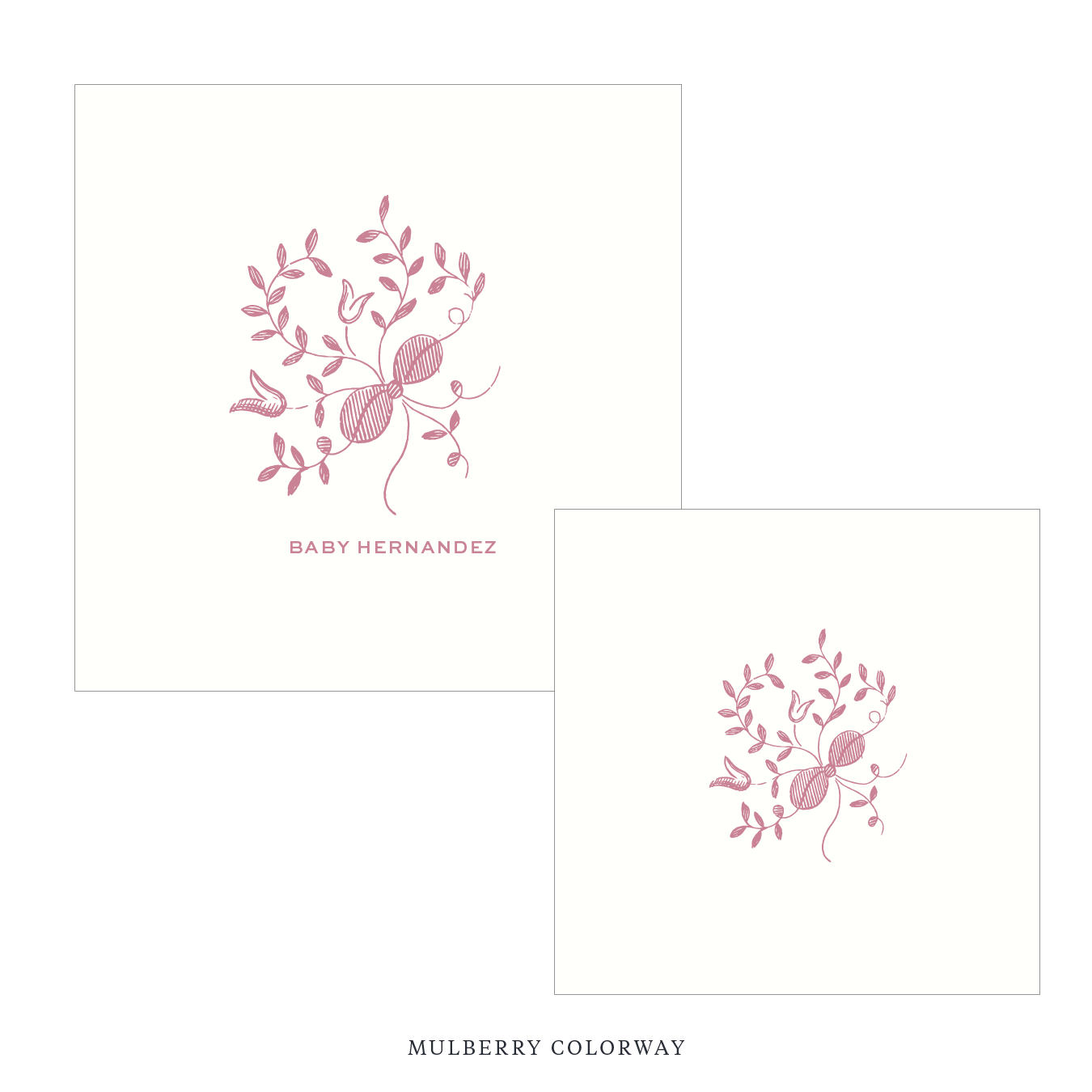 Primrose Motif Cocktail Napkin
