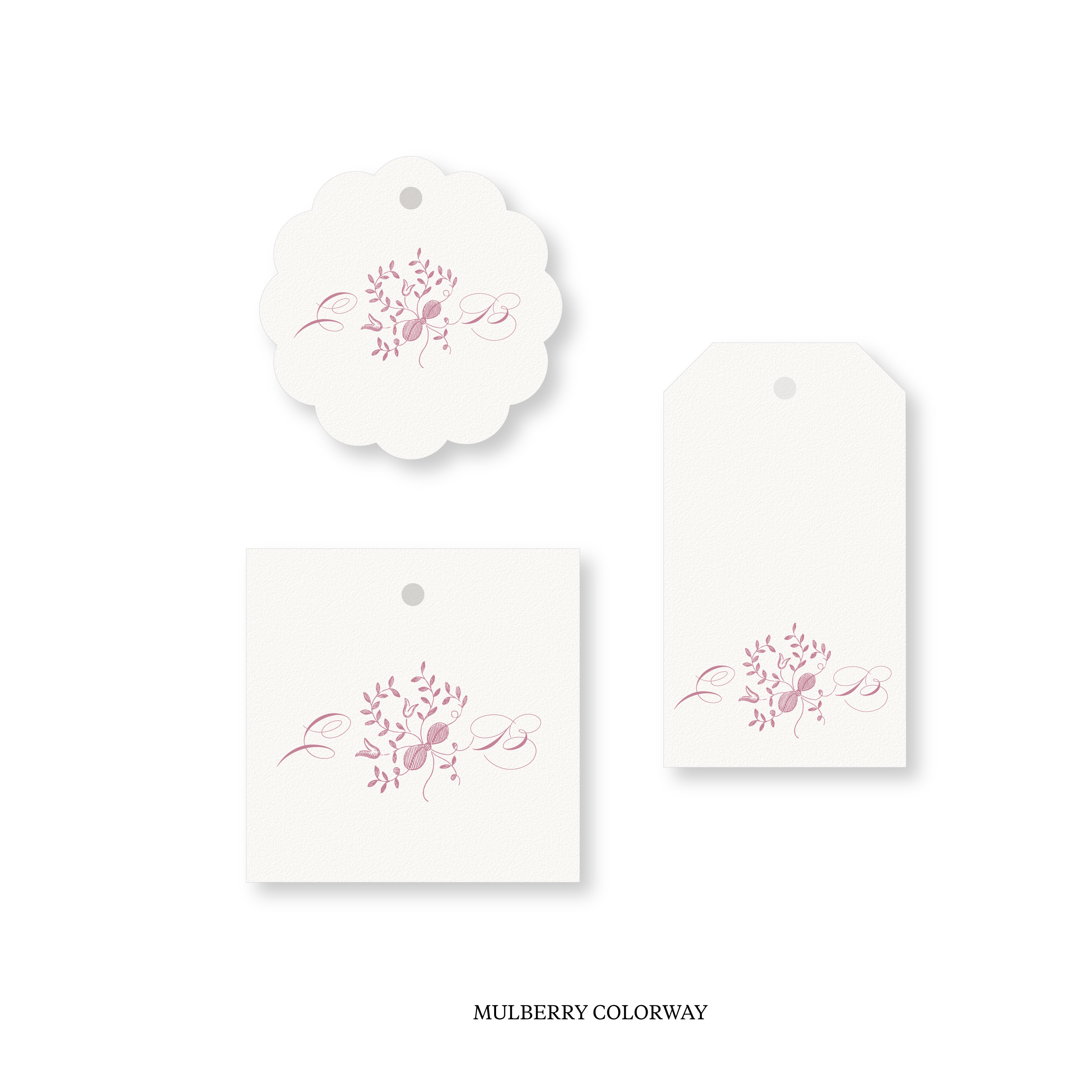 Primrose Motif Classic Printed Tag
