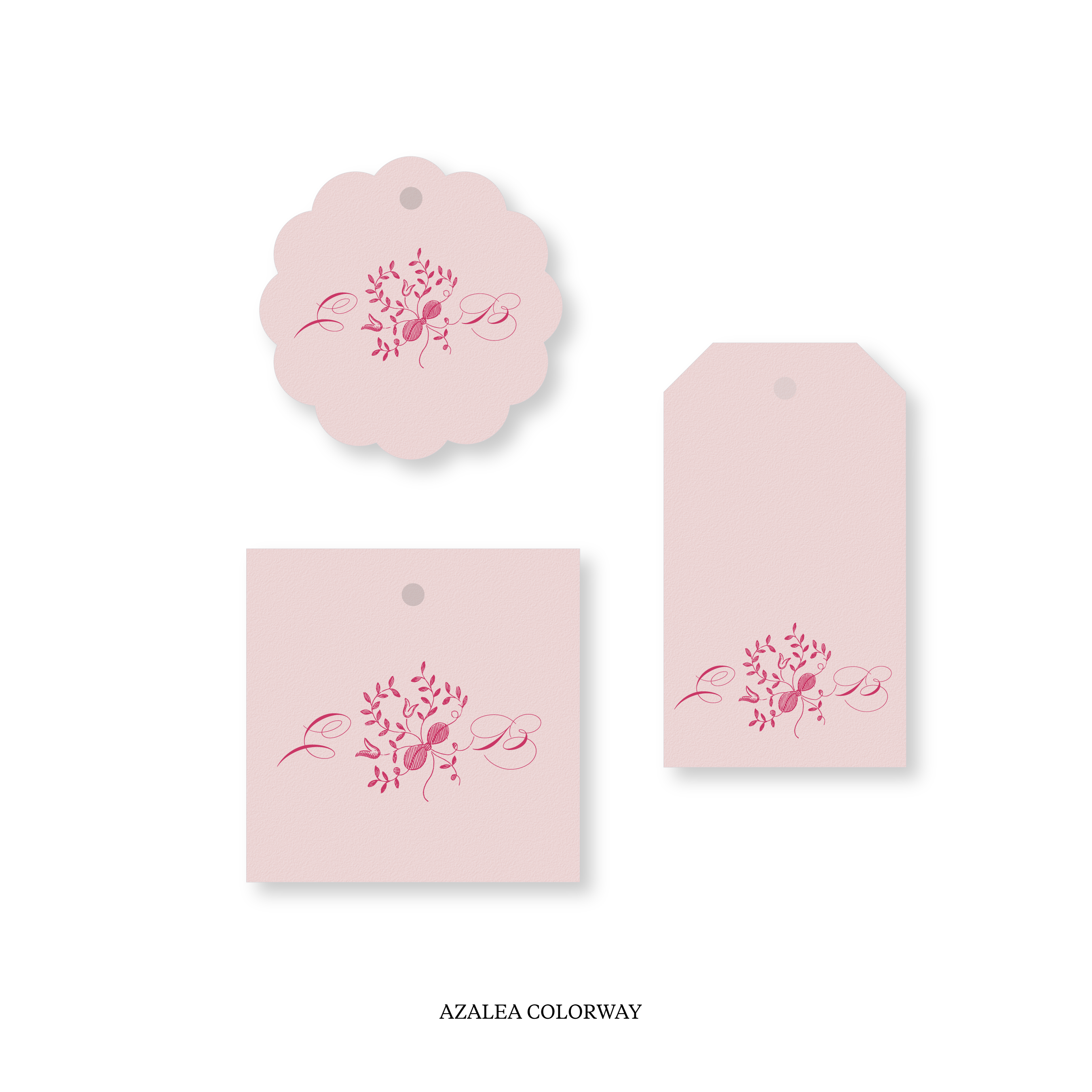 Primrose Motif Classic Printed Tag