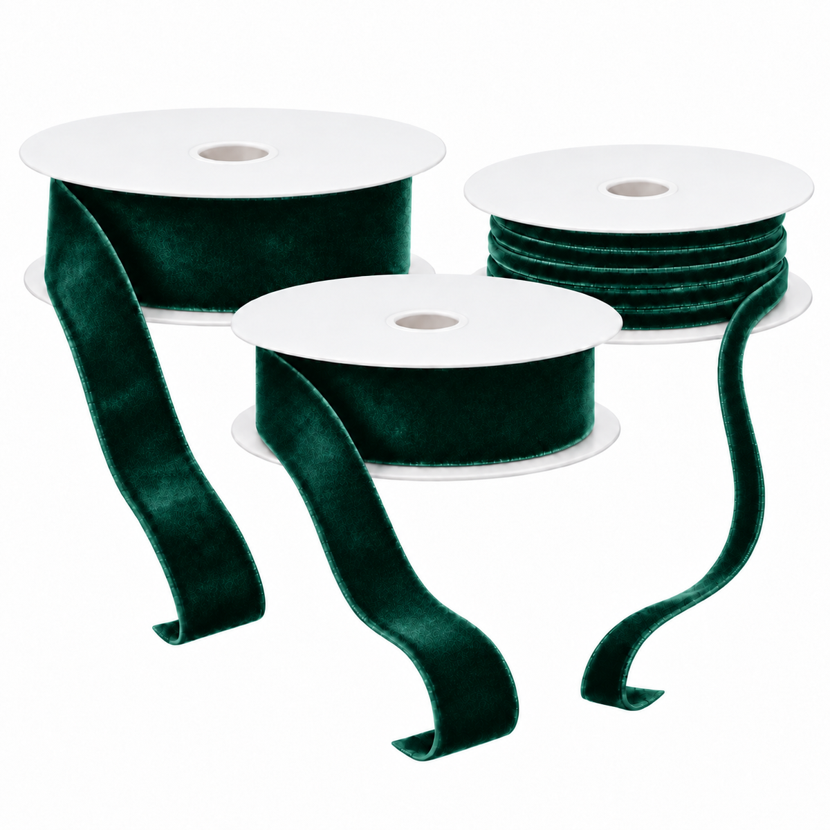 Racing Green Velvet Ribbon