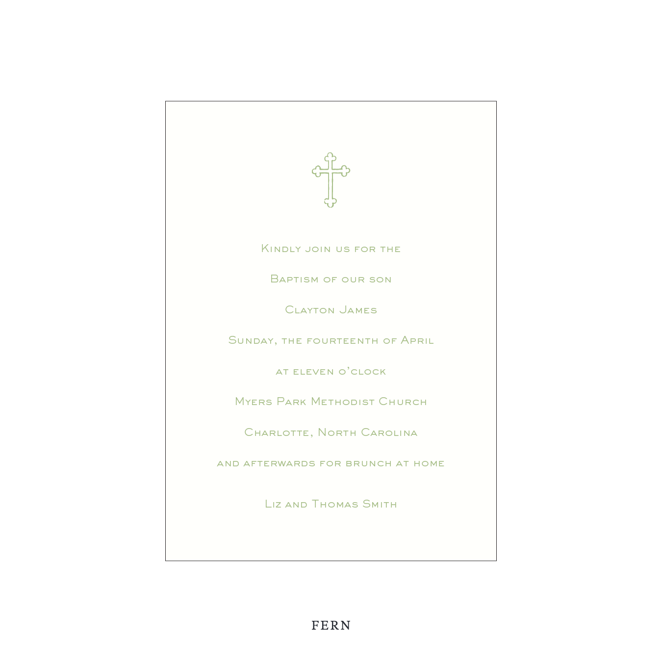 Richmond Religious Celebration Invitation