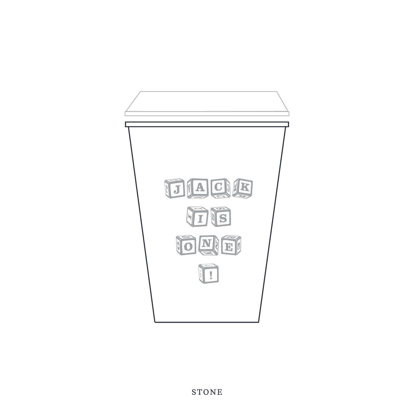 Richmond Motif Paper Cup | 12 oz with Lid
