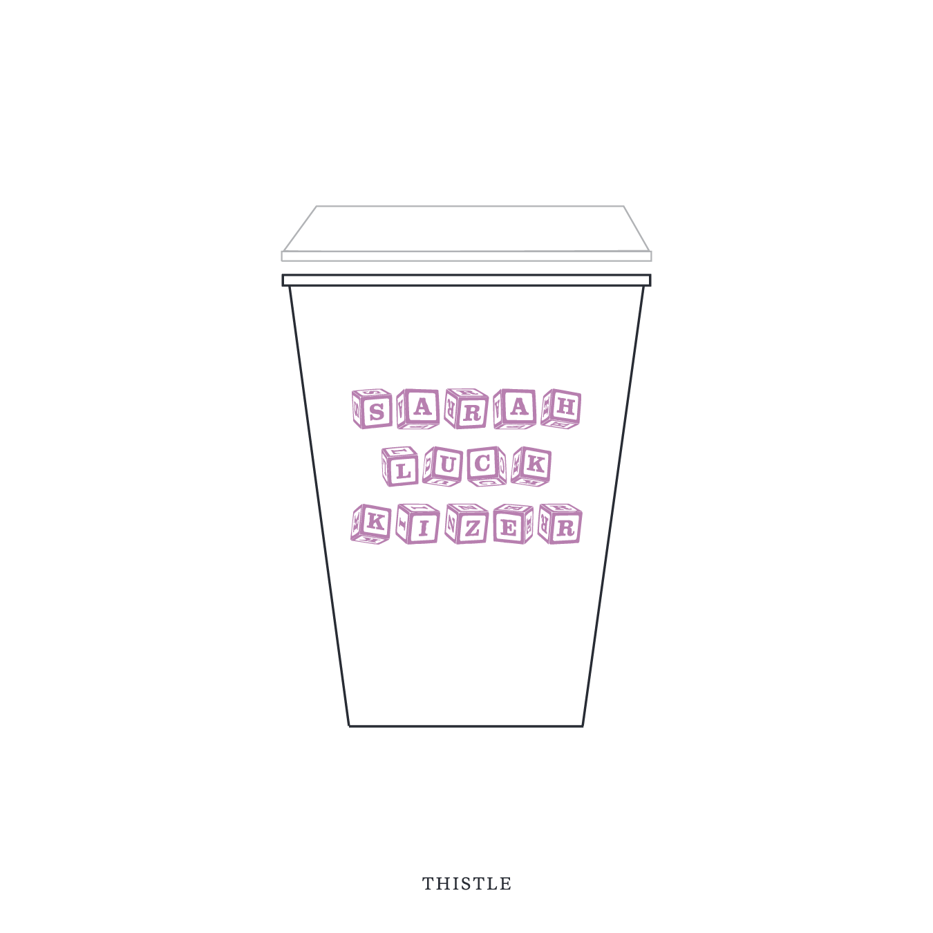 Richmond Motif Paper Cup | 12 oz with Lid