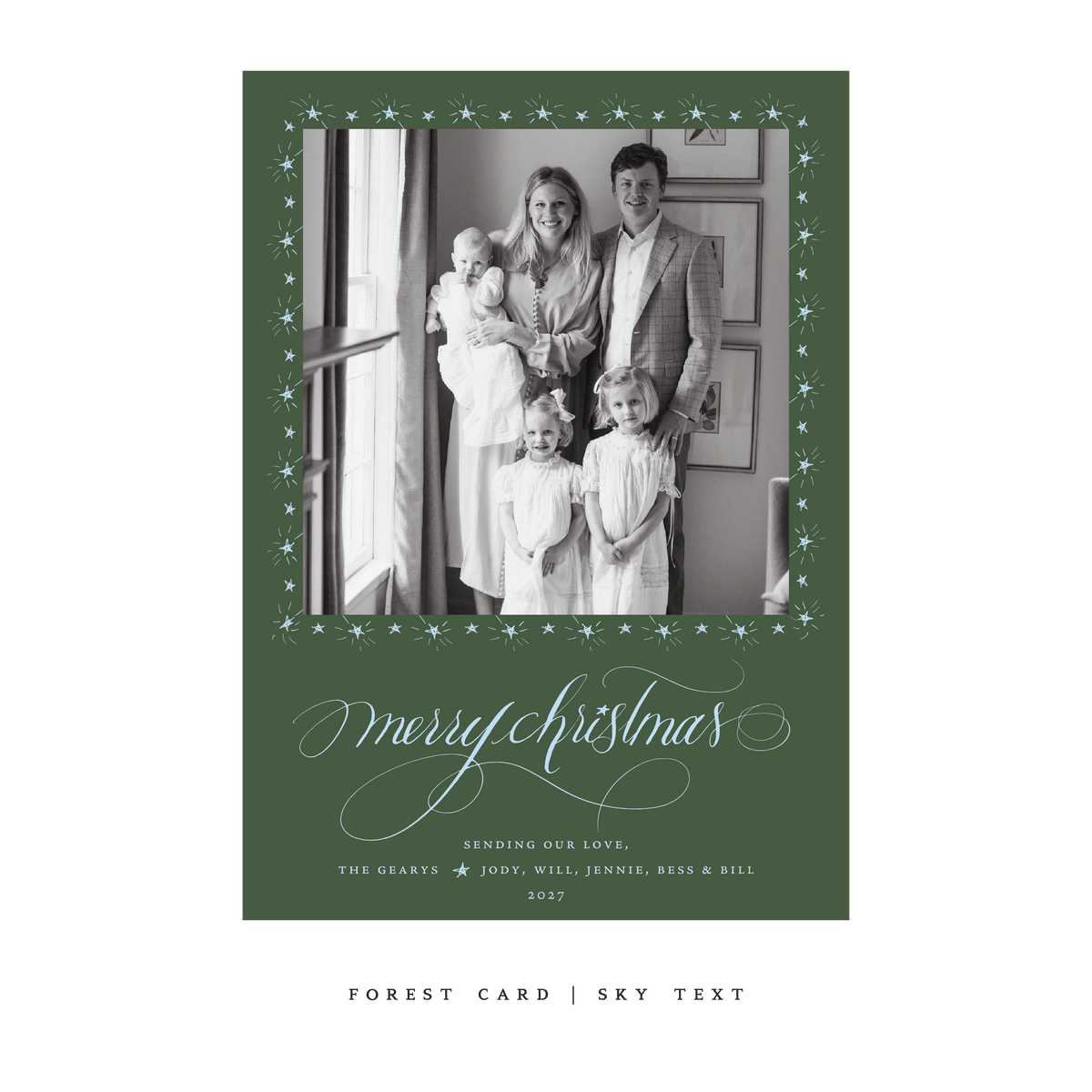 Rodwell Classic Flat Print Holiday Card, Large (Archive)