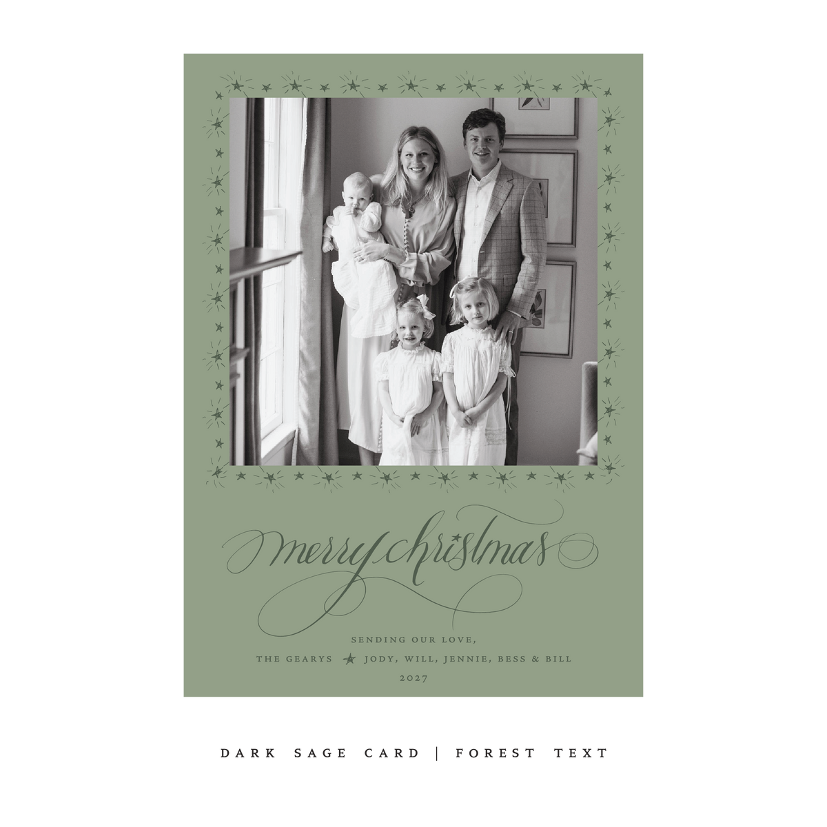 Rodwell Classic Flat Print Holiday Card, Large (Archive)