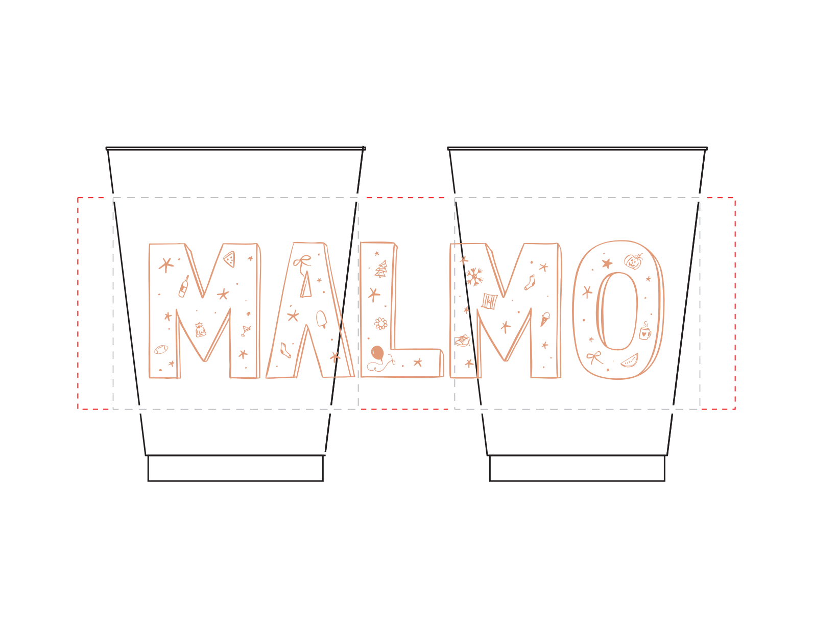 Snow Day Cups