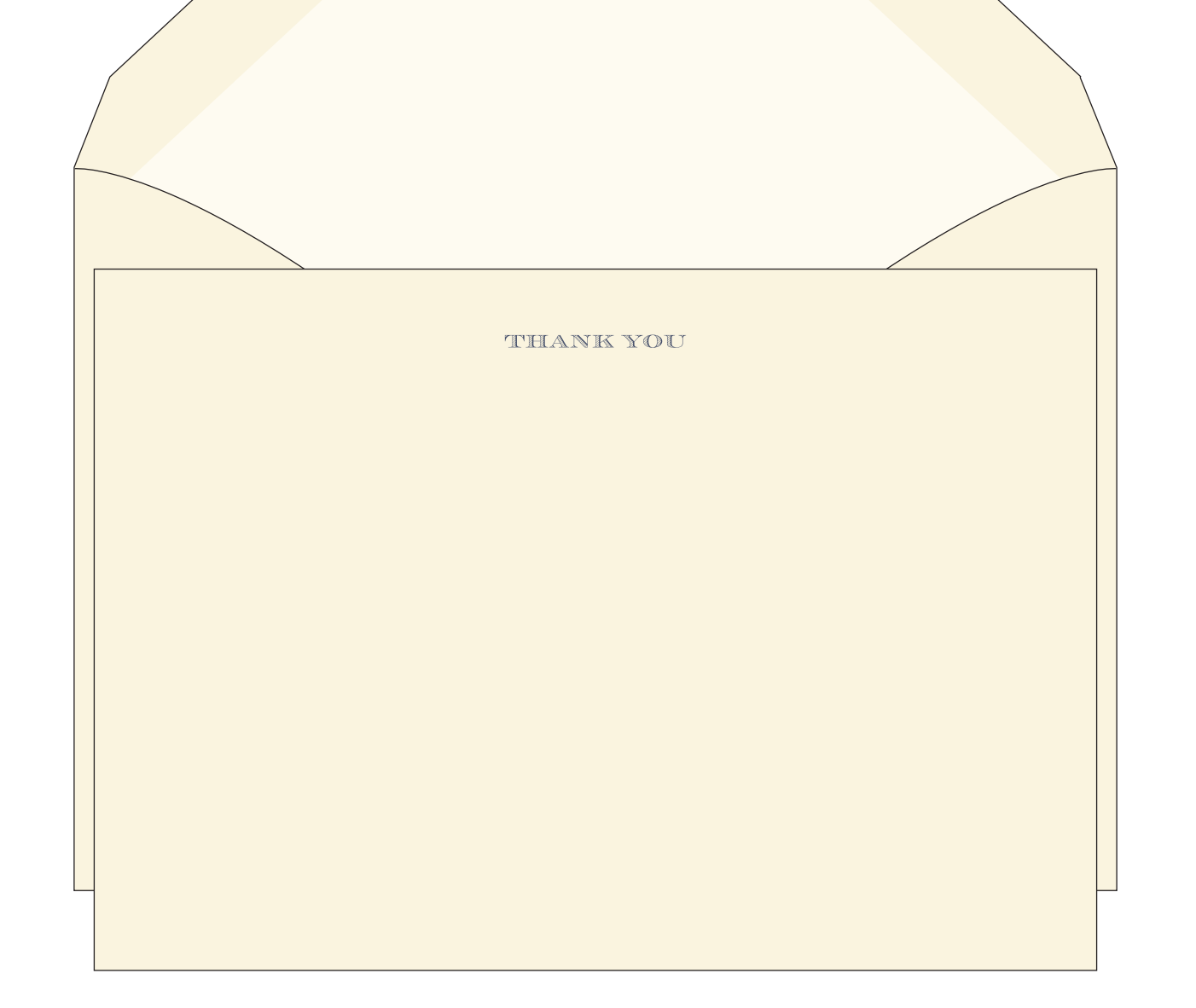Heath Engraved Thank You Notes (Set of 8)